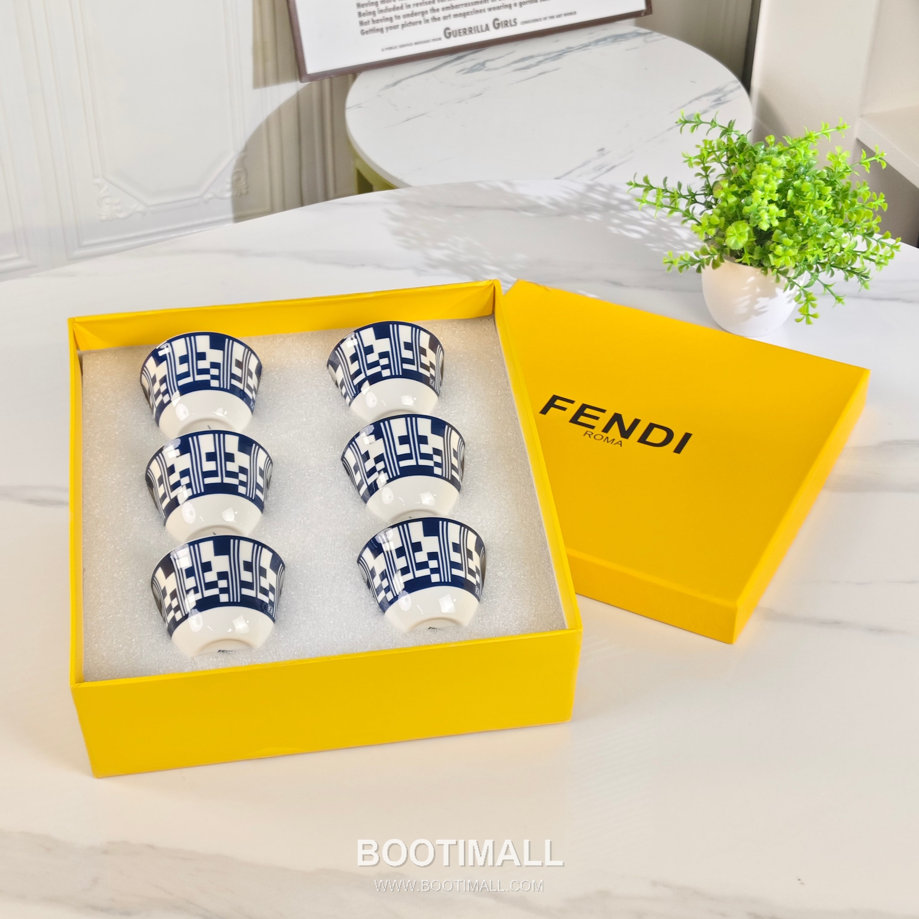 Fendi Turkish Blue Cup Blue Accessory 펜디 터키 블루 컵 블루 악세서리 3