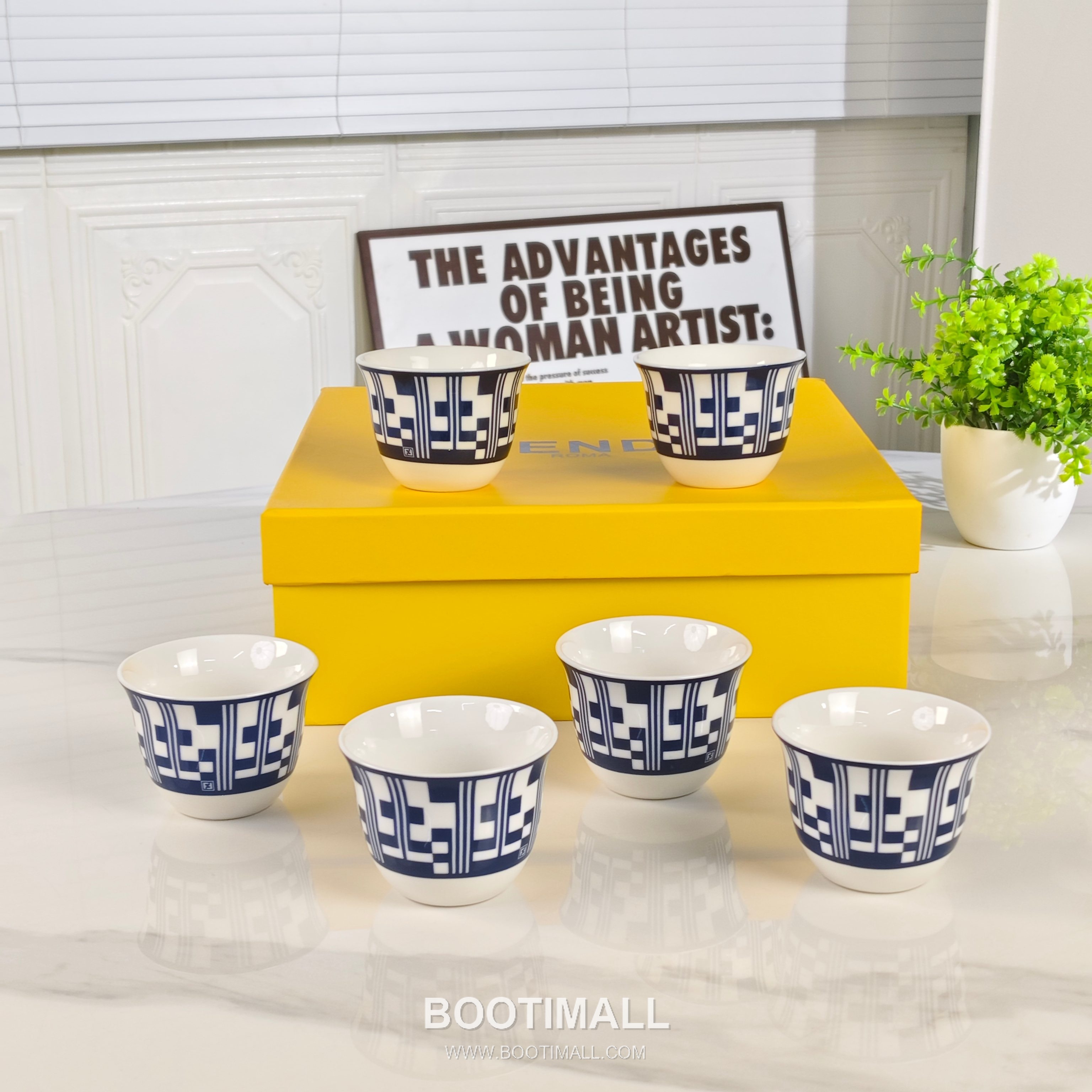 Fendi Turkish Blue Cup Blue Accessory 펜디 터키 블루 컵 블루 악세서리 4