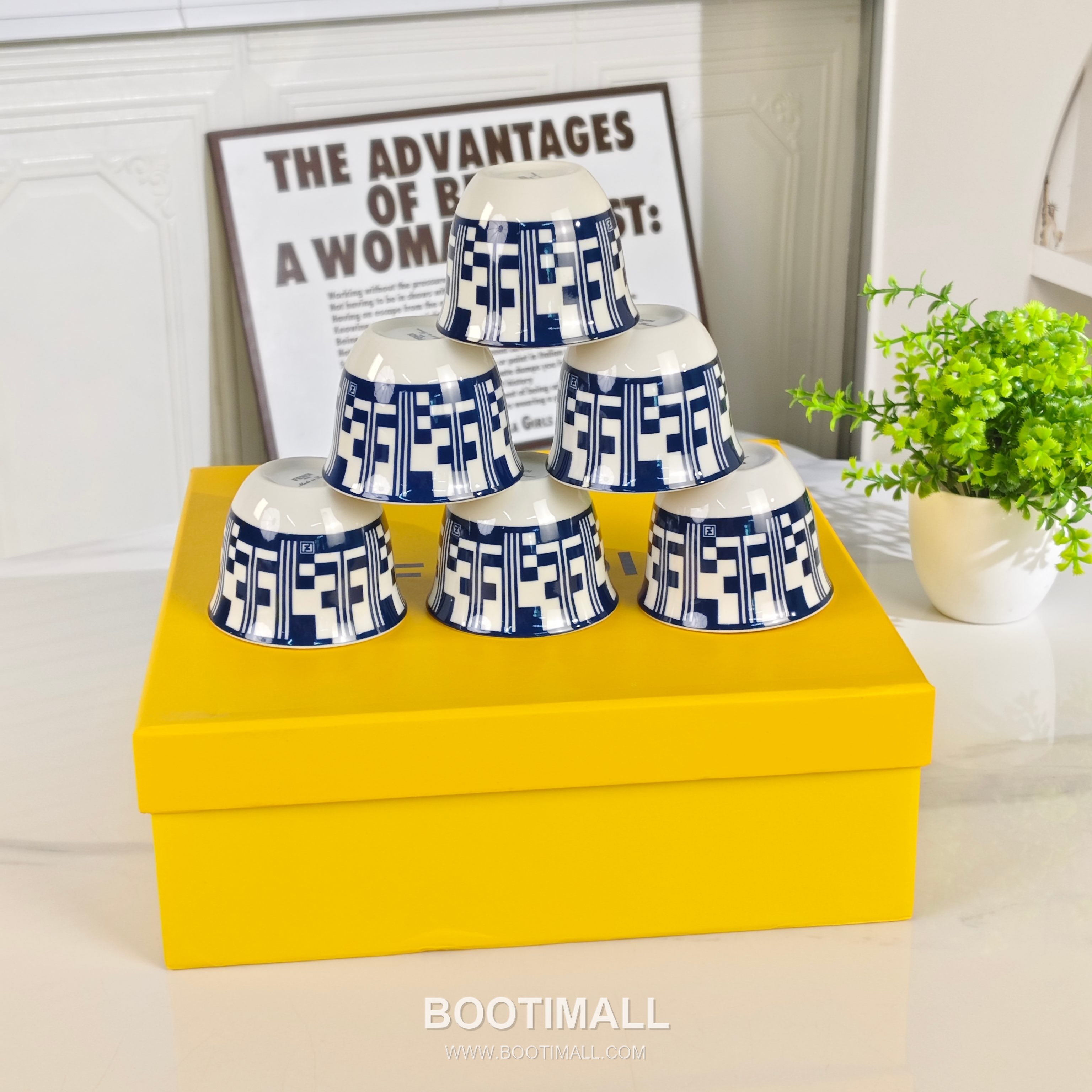 Fendi Turkish Blue Cup Blue Accessory 펜디 터키 블루 컵 블루 악세서리 5