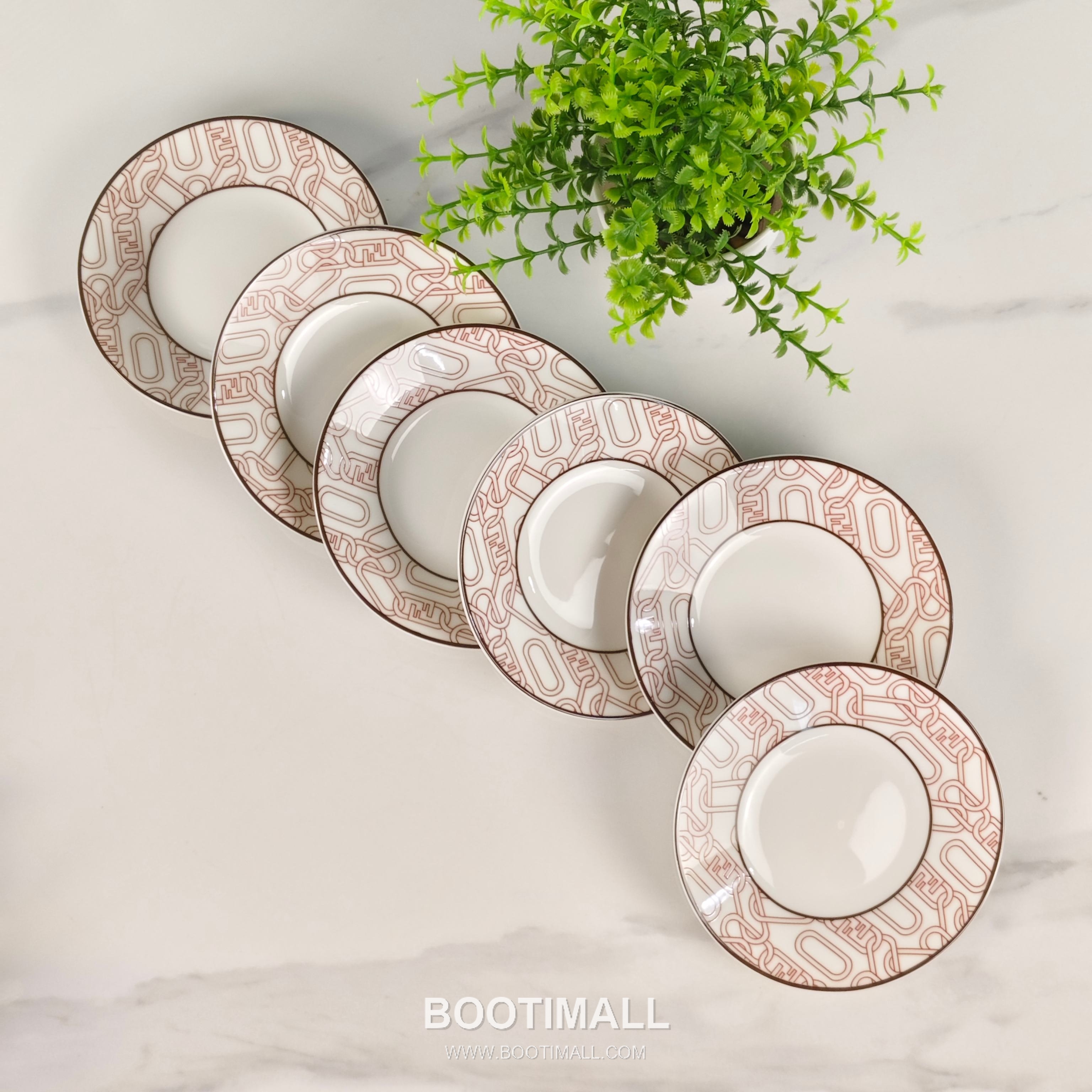 Fendi Clip Coffee Cup Set Brown Accessory 펜디 회형 집게 커피 컵 세트 카멜 악세서리 8