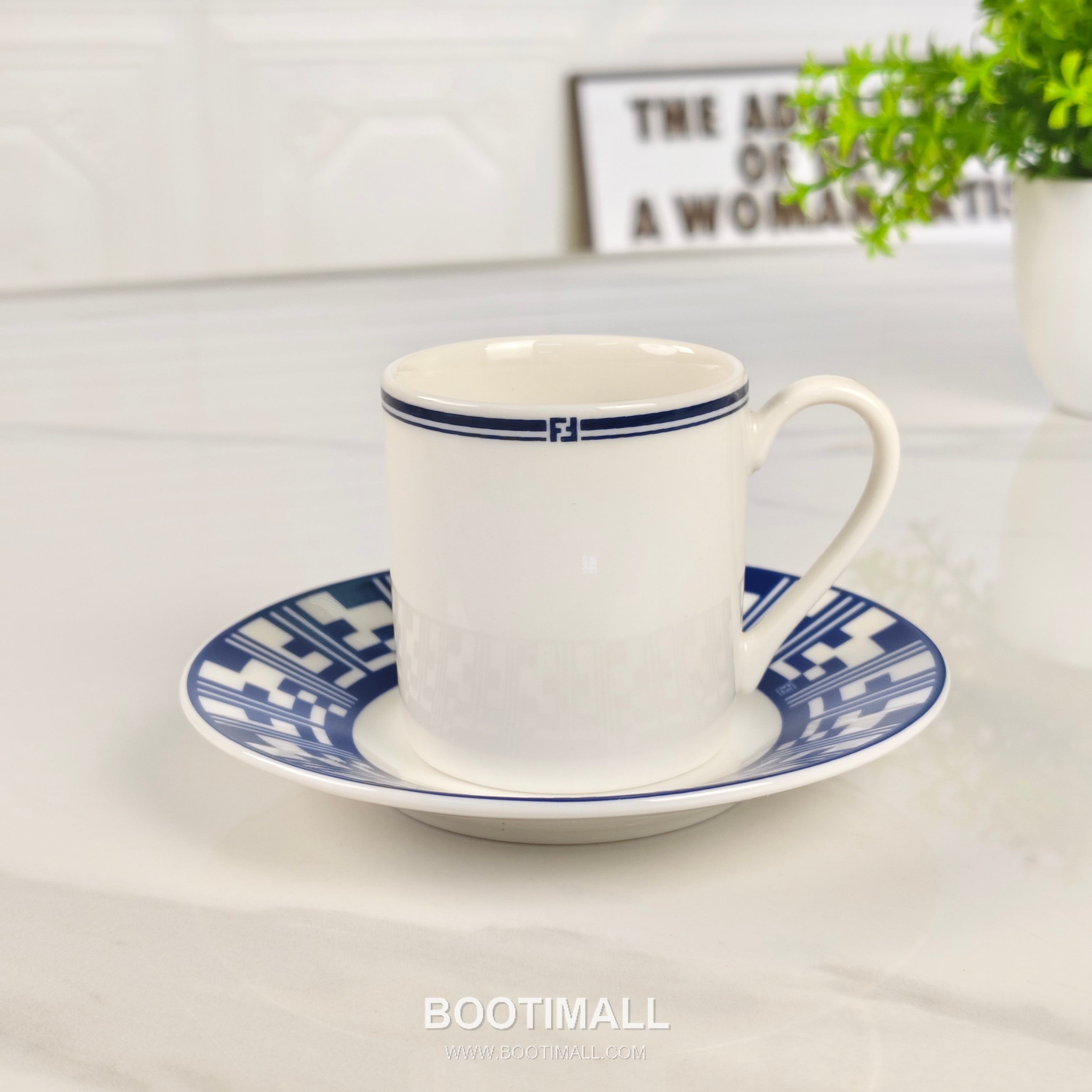 Fendi Blue and White Cup Set Blue Accessory 펜디 청화 컵 세트 블루 액세서리 5