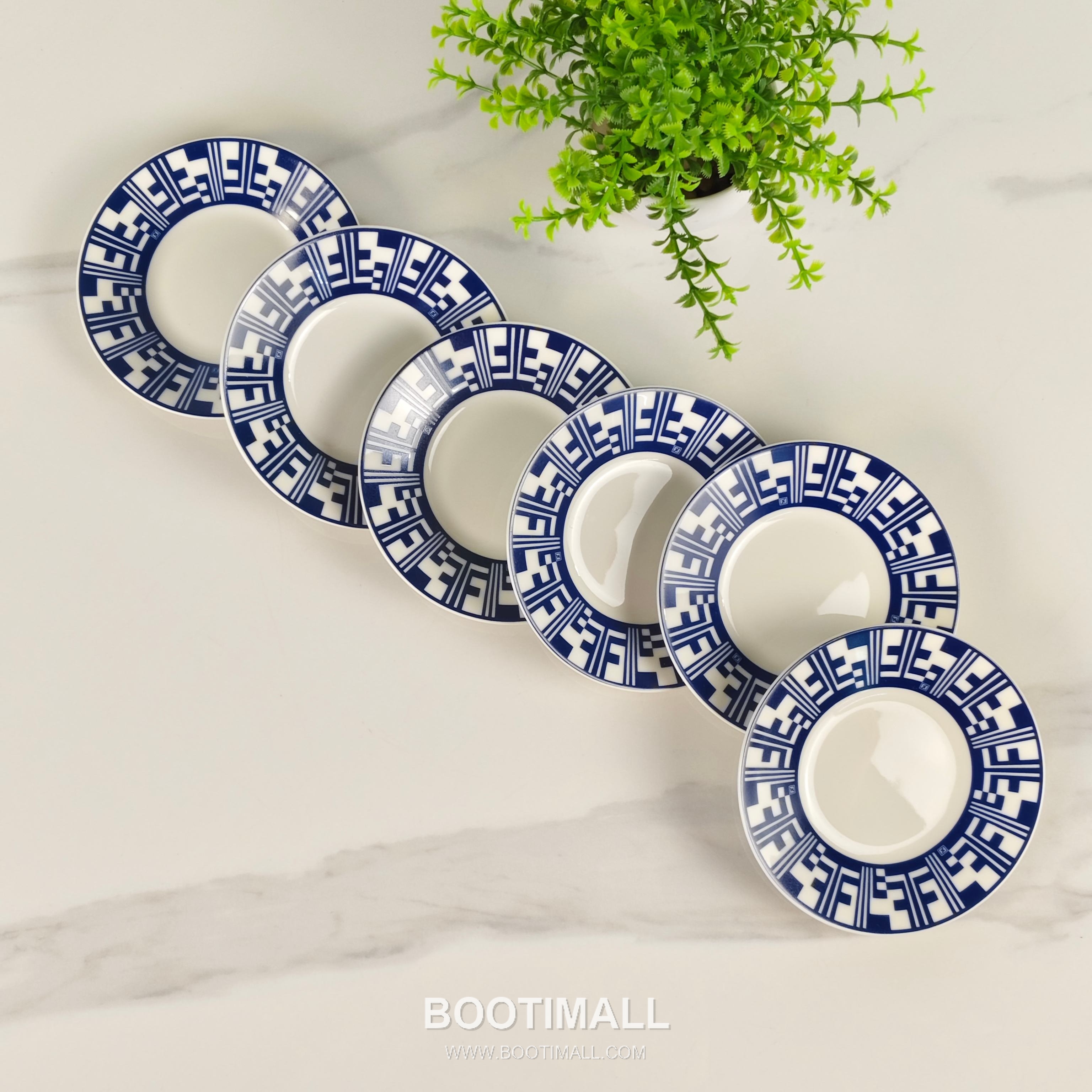 Fendi Blue and White Cup Set Blue Accessory 펜디 청화 컵 세트 블루 액세서리 8