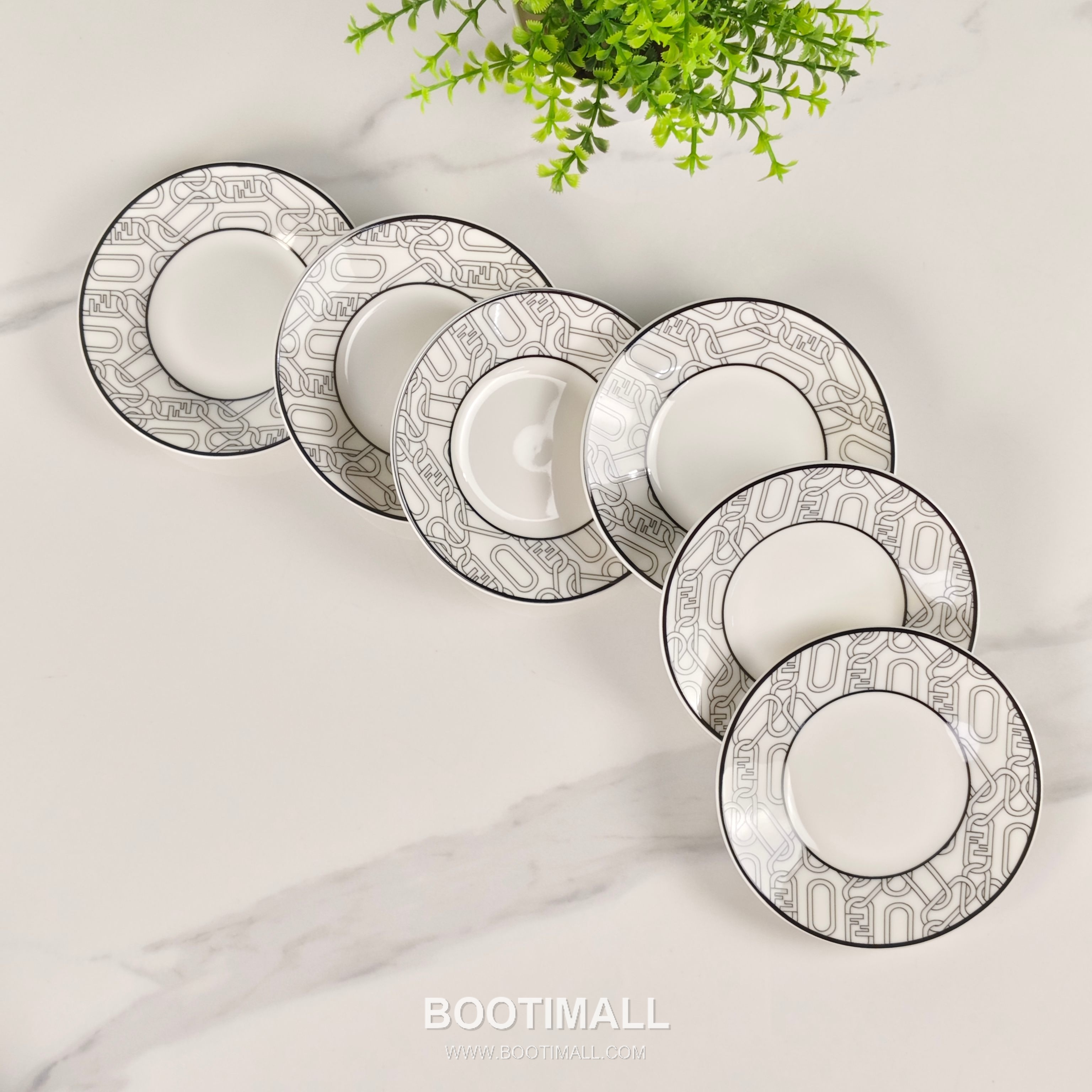 Fendi Pin Cup Set Gray Tableware 펜디 핀 컵 세트 그레이 테이블웨어 8