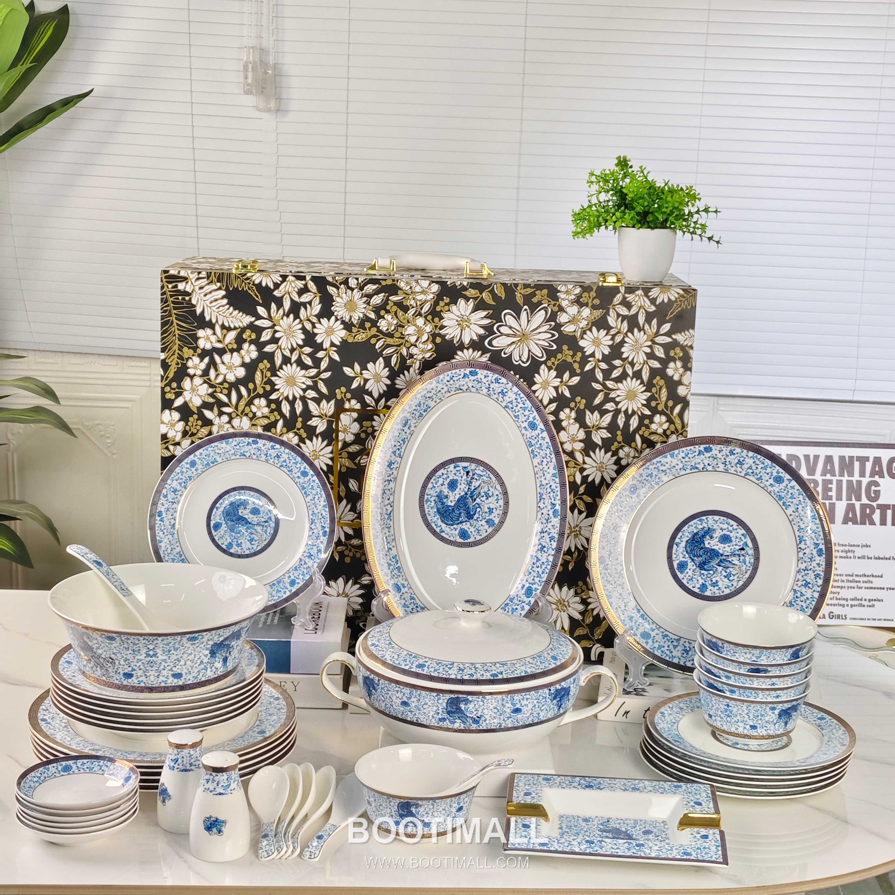Bone China Dinnerware Set Bone China White Tableware Set 본 차이나 식기 세트 본 차이나 화이트 2