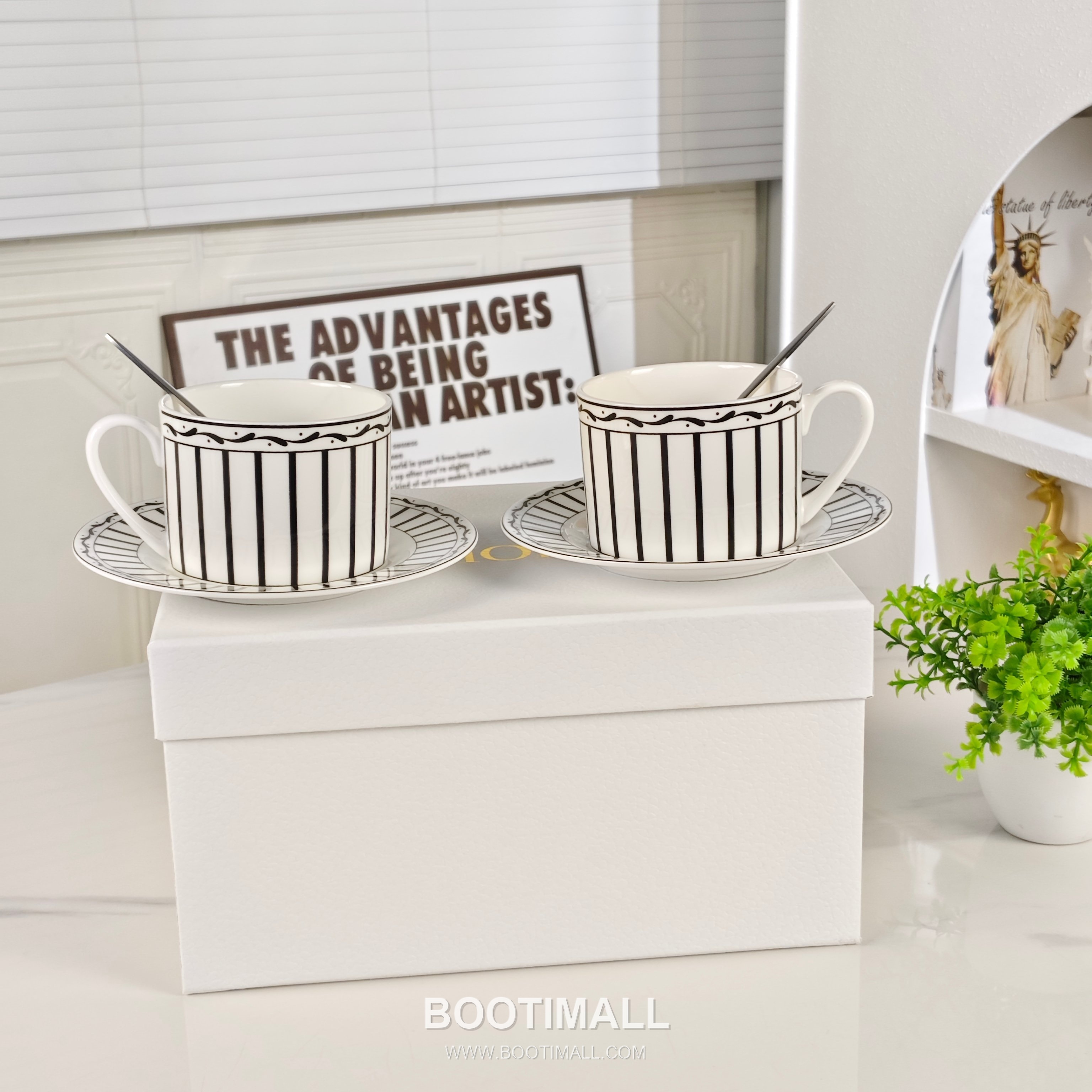 Dior Double Cup Saucer Set Black Tableware 디올 더블 컵 소서 세트 블랙 테이블웨어 3