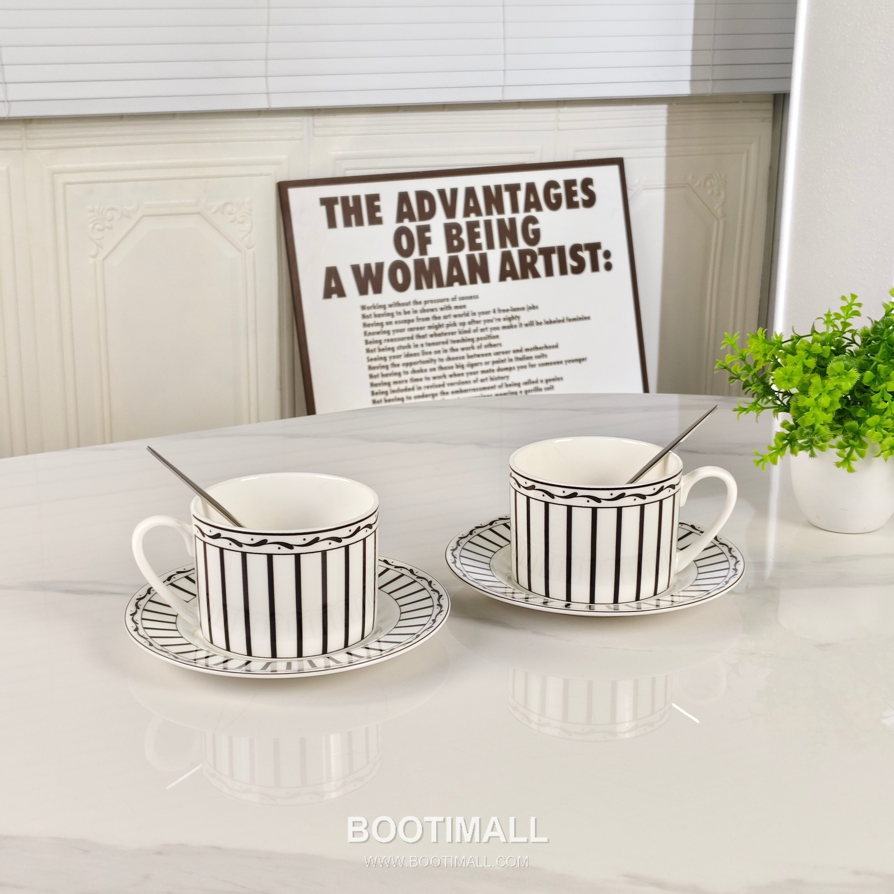 Dior Double Cup Saucer Set Black Tableware 디올 더블 컵 소서 세트 블랙 테이블웨어 4