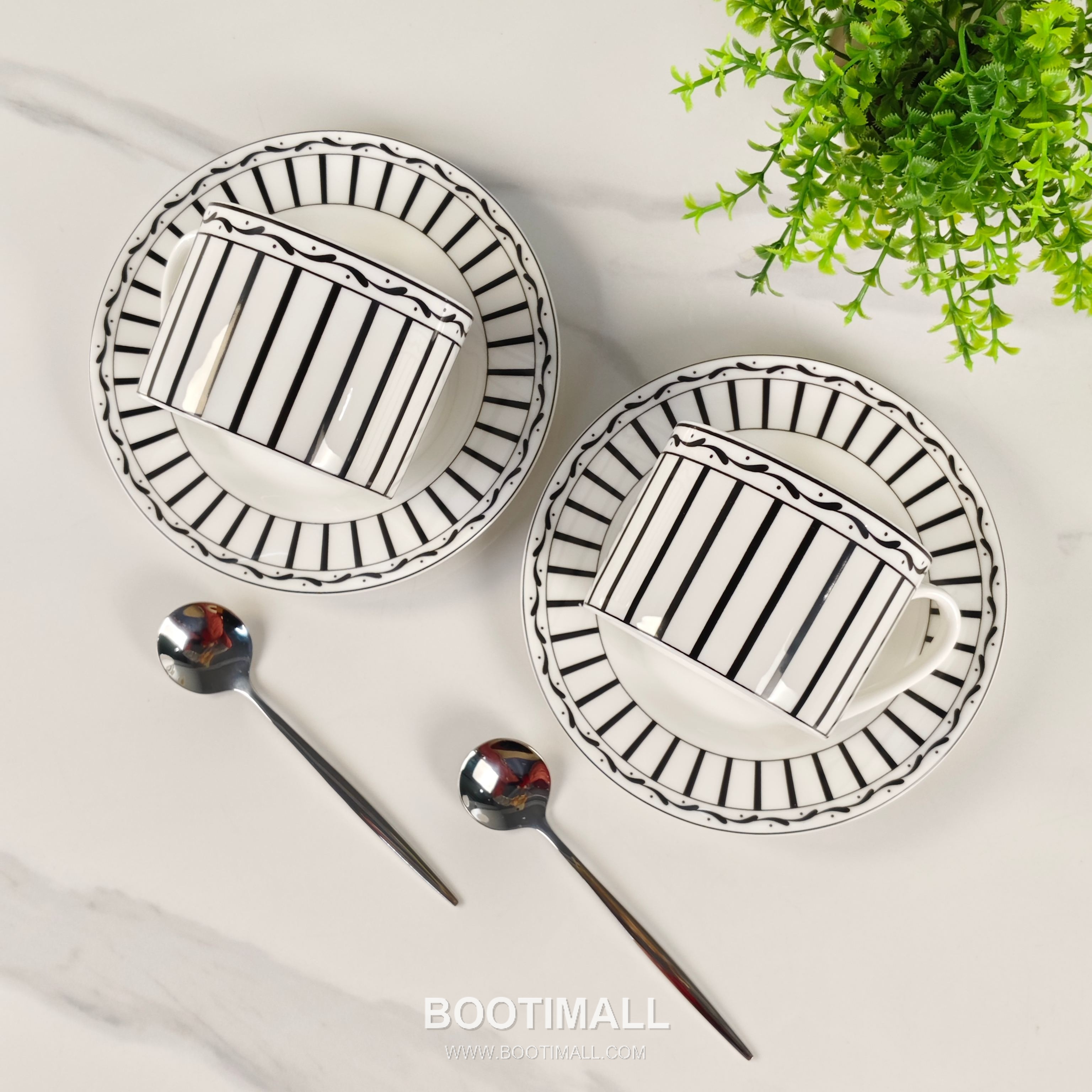 Dior Double Cup Saucer Set Black Tableware 디올 더블 컵 소서 세트 블랙 테이블웨어 6