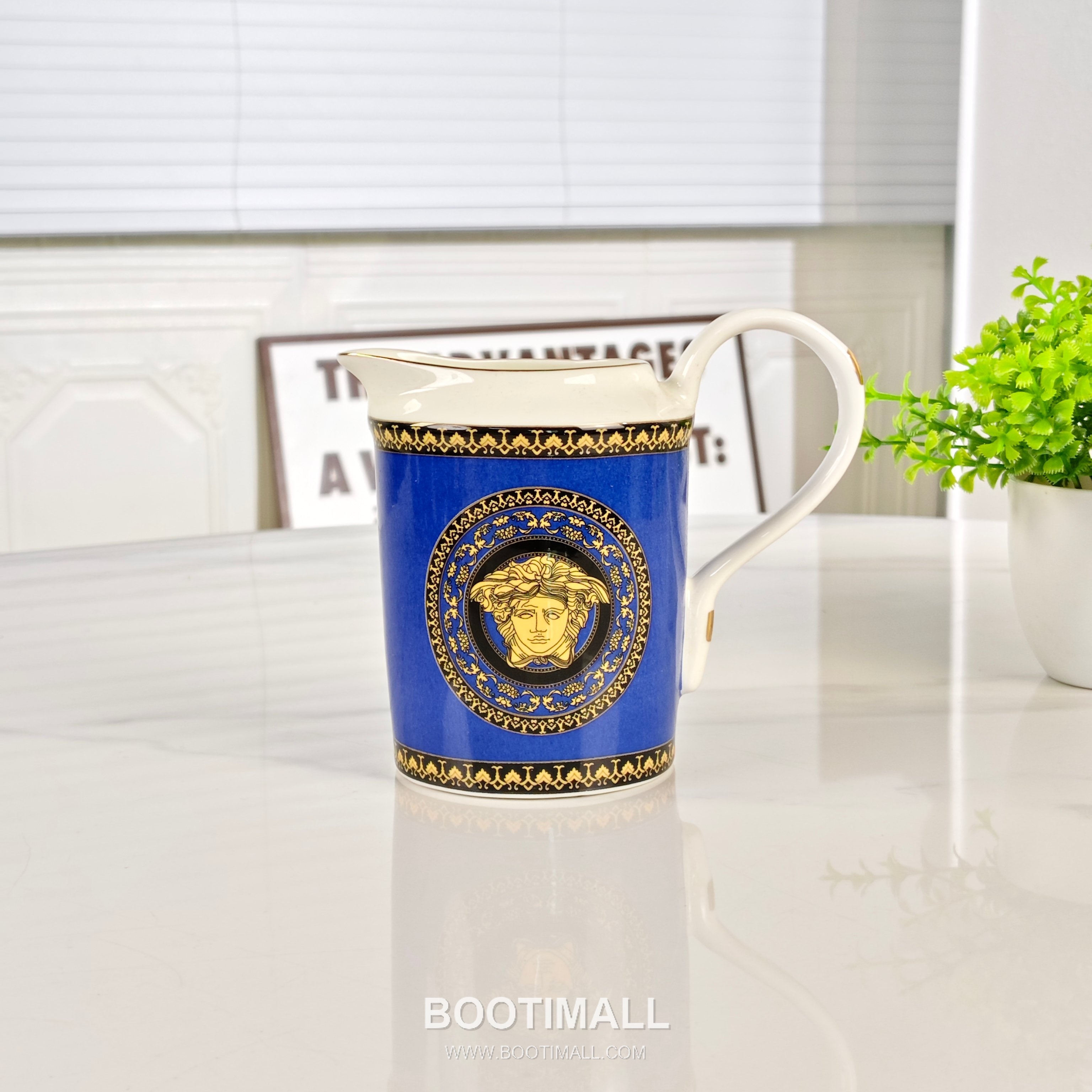 Versace Coffee Set Blue Tableware 베르사체 커피 세트 블루 테이블웨어 8