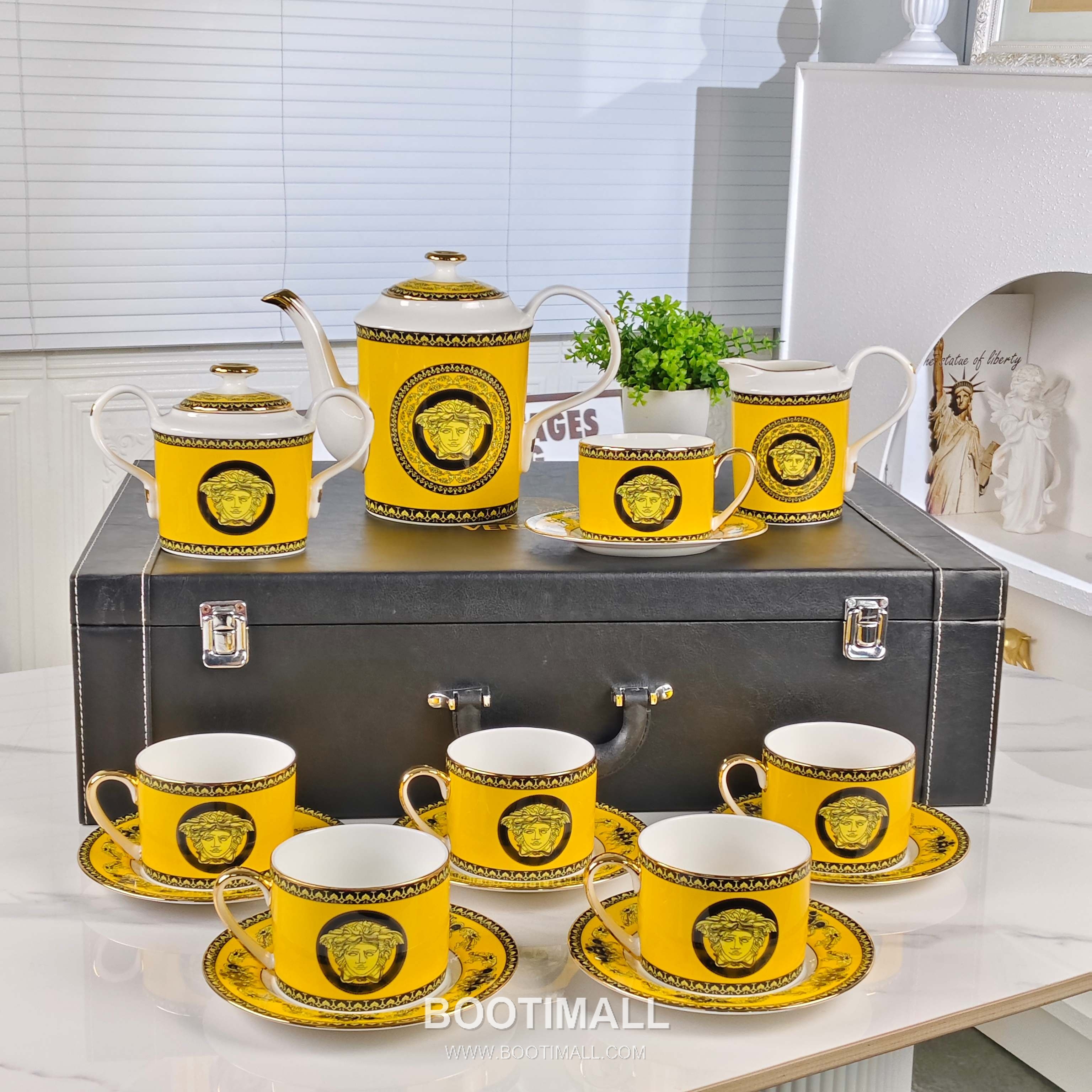 Versace Coffee Set 15pcs Yellow 베르사체 커피 세트 15종 옐로우 2