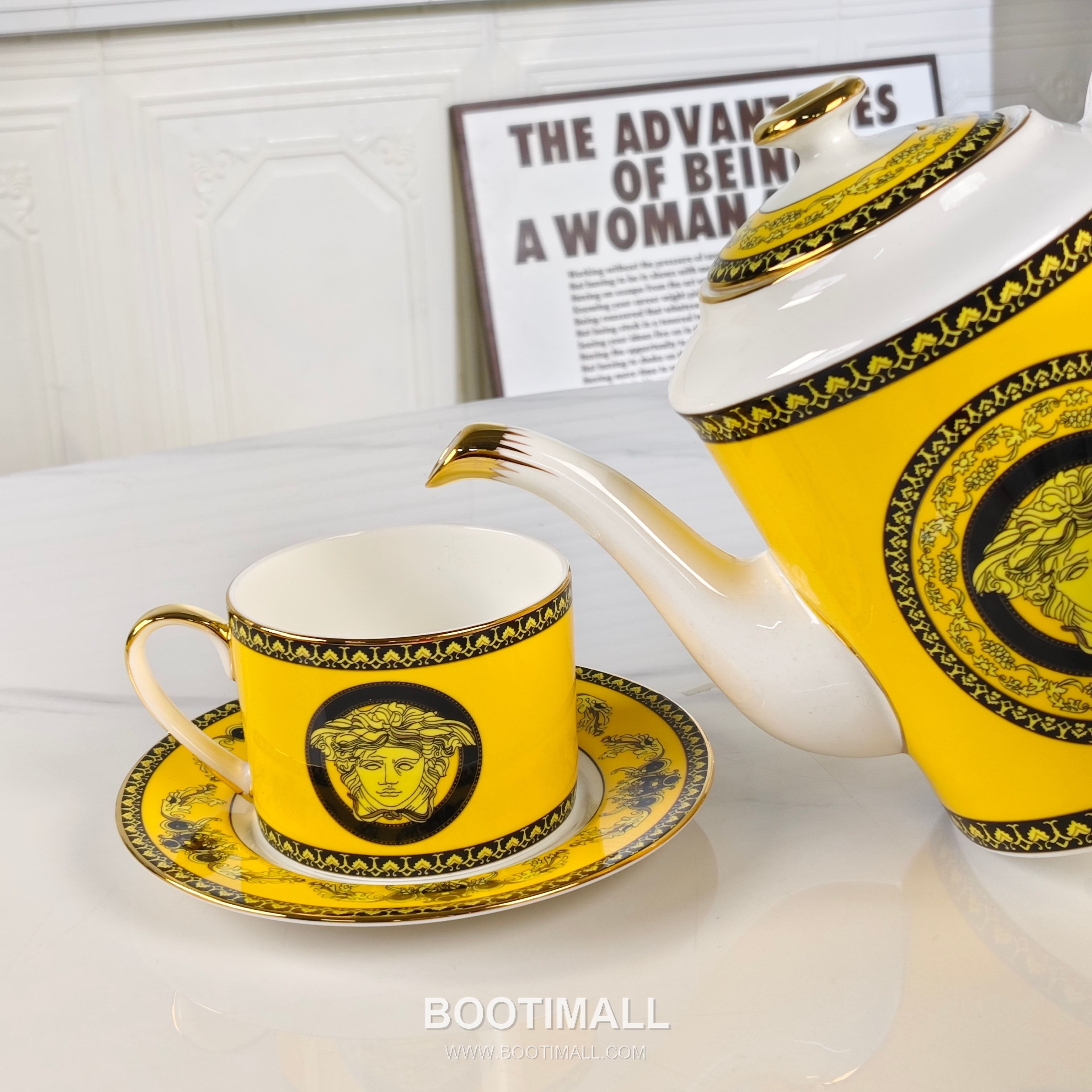 Versace Coffee Set 15pcs Yellow 베르사체 커피 세트 15종 옐로우 10