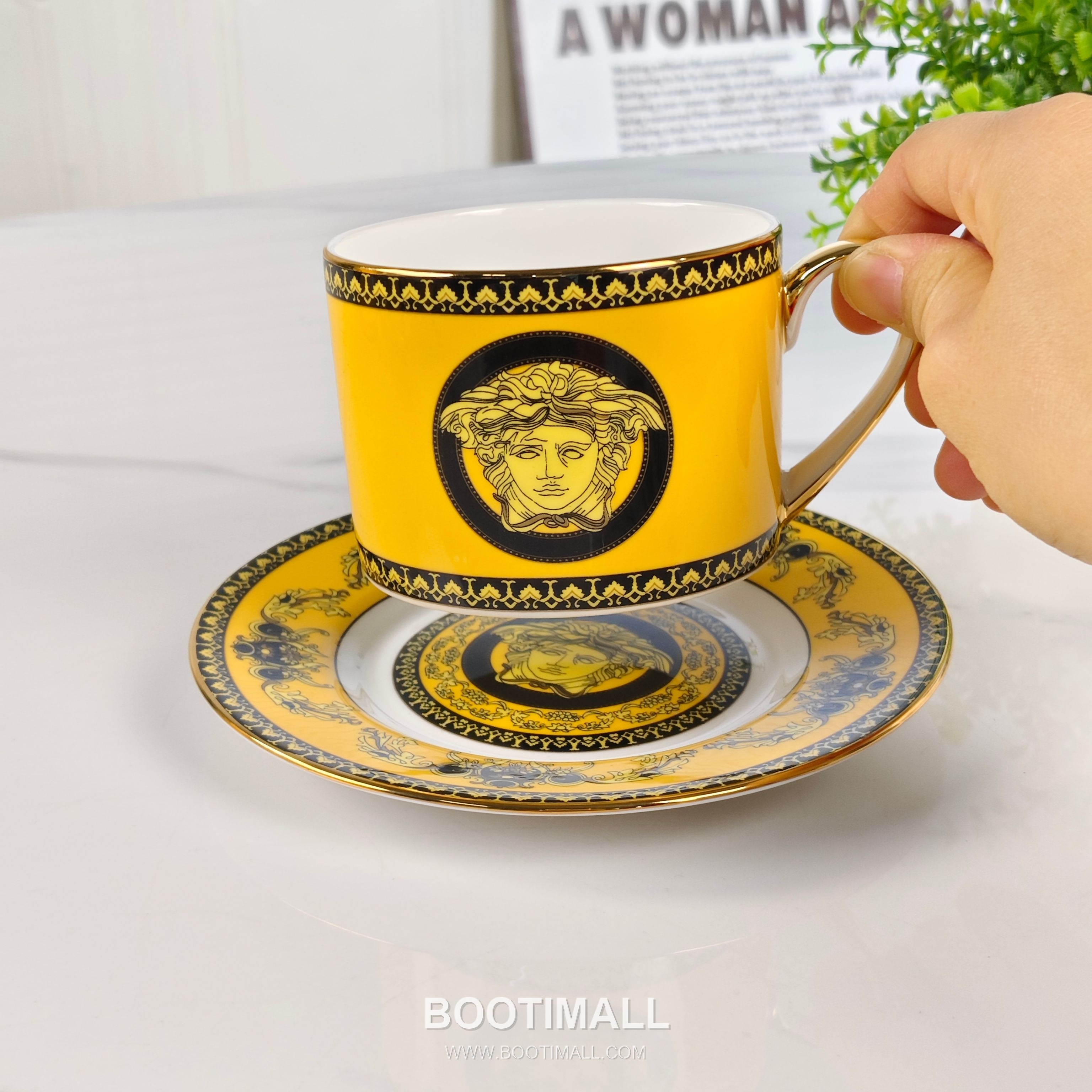 Versace Coffee Set 15pcs Yellow 베르사체 커피 세트 15종 옐로우 11