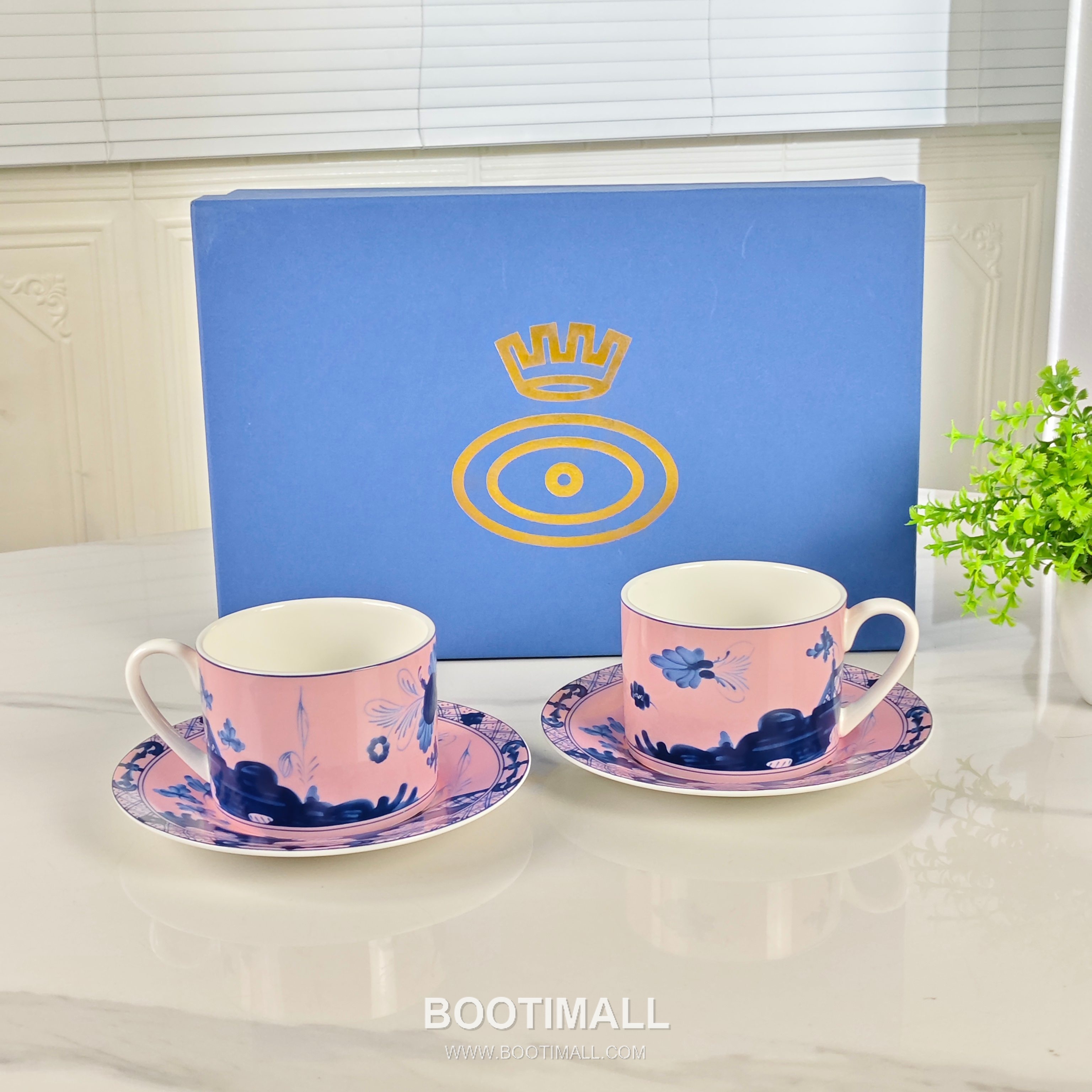 Double Cup Saucer Pink Tableware 더블 컵 소서 핑크 테이블웨어 2