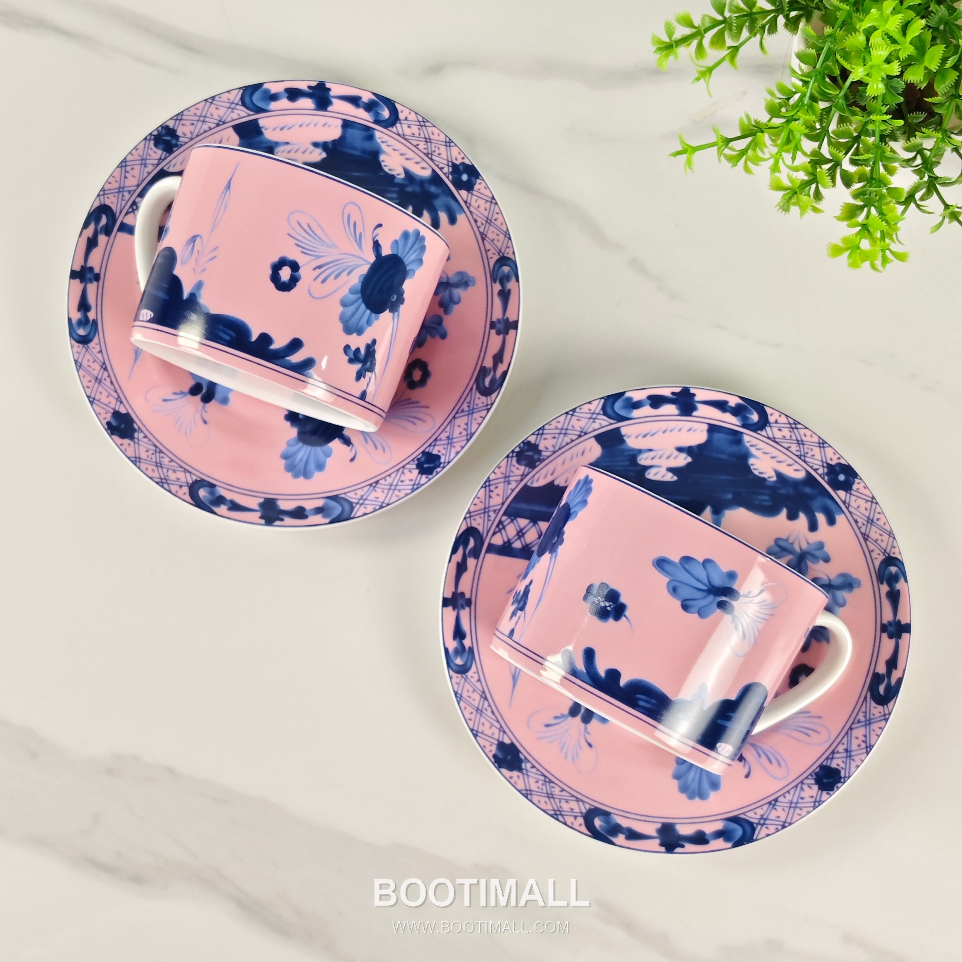 Double Cup Saucer Pink Tableware 더블 컵 소서 핑크 테이블웨어 7