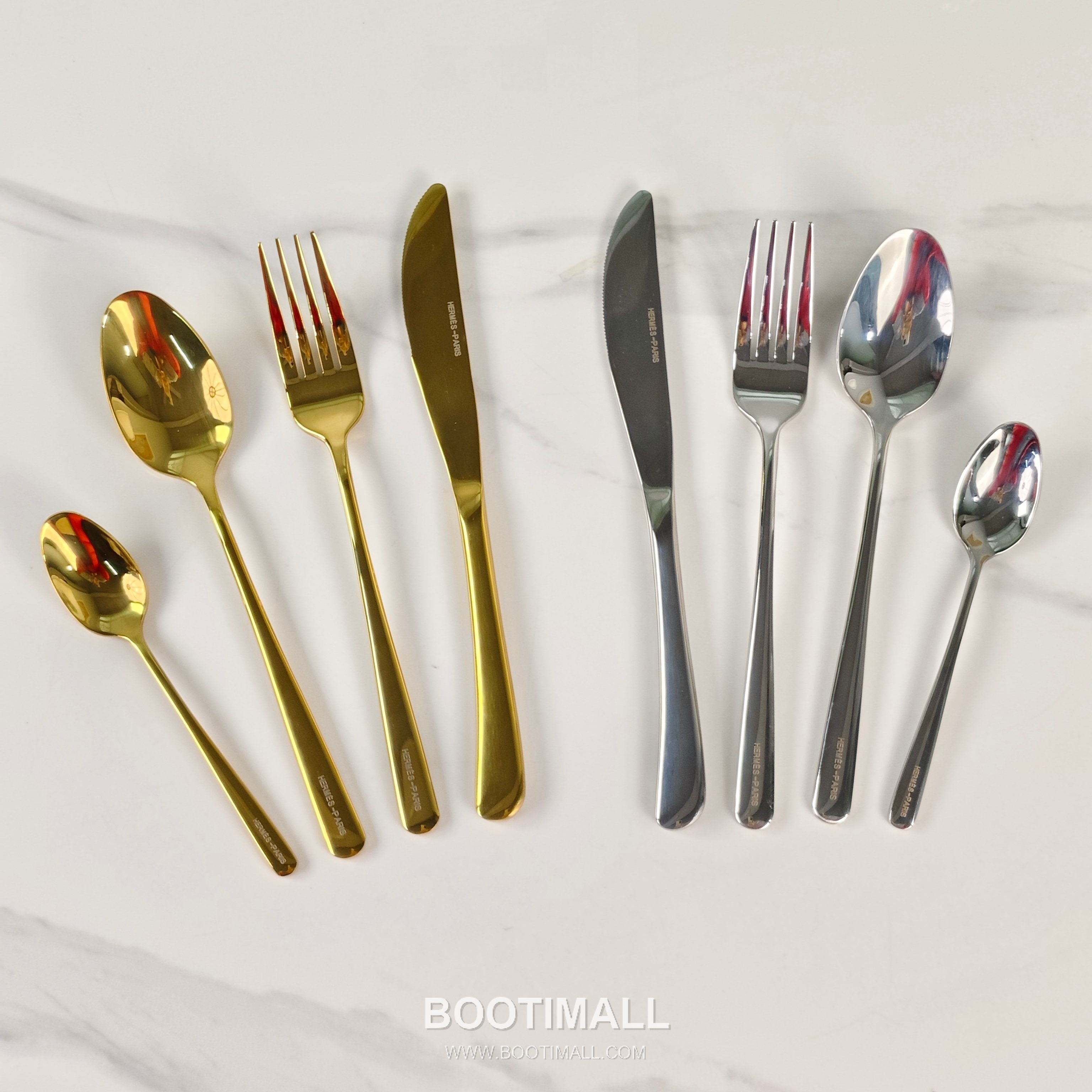 Hermes Elegant Cutlery Set Gold Acc 에르메스 우아한 커트러리 세트 골드 액세서리 4-piece set 12