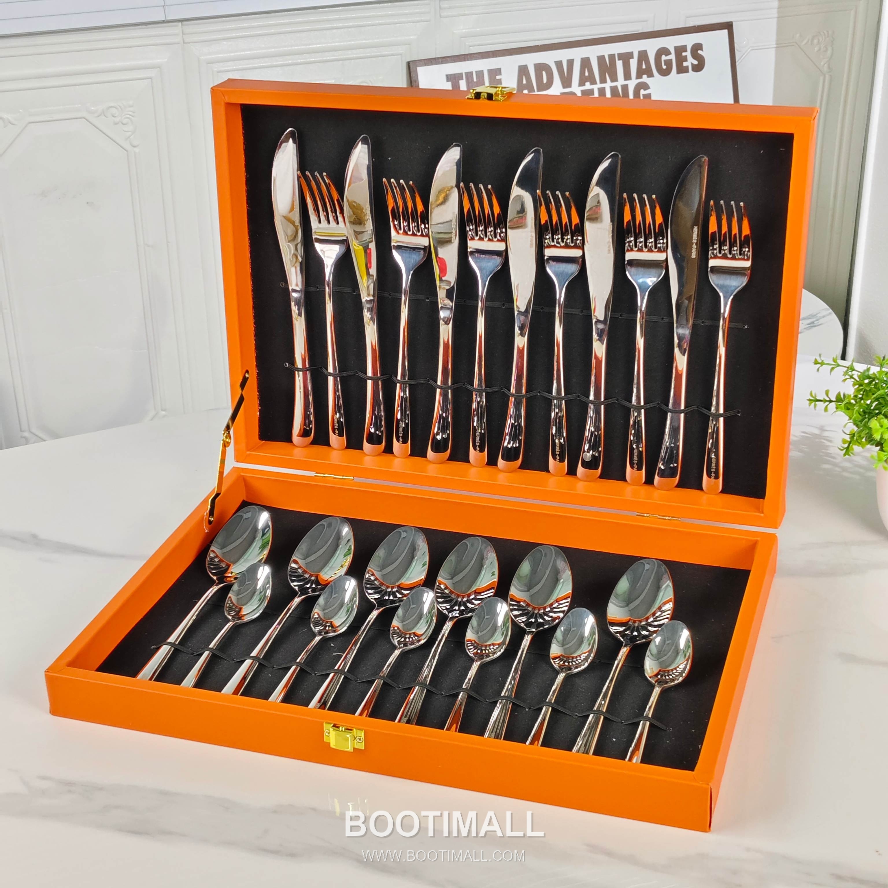 Hermes Cutlery Set Gold Accessory 에르메스 커틀러리 세트 골드 액세서리 24 pieces 1