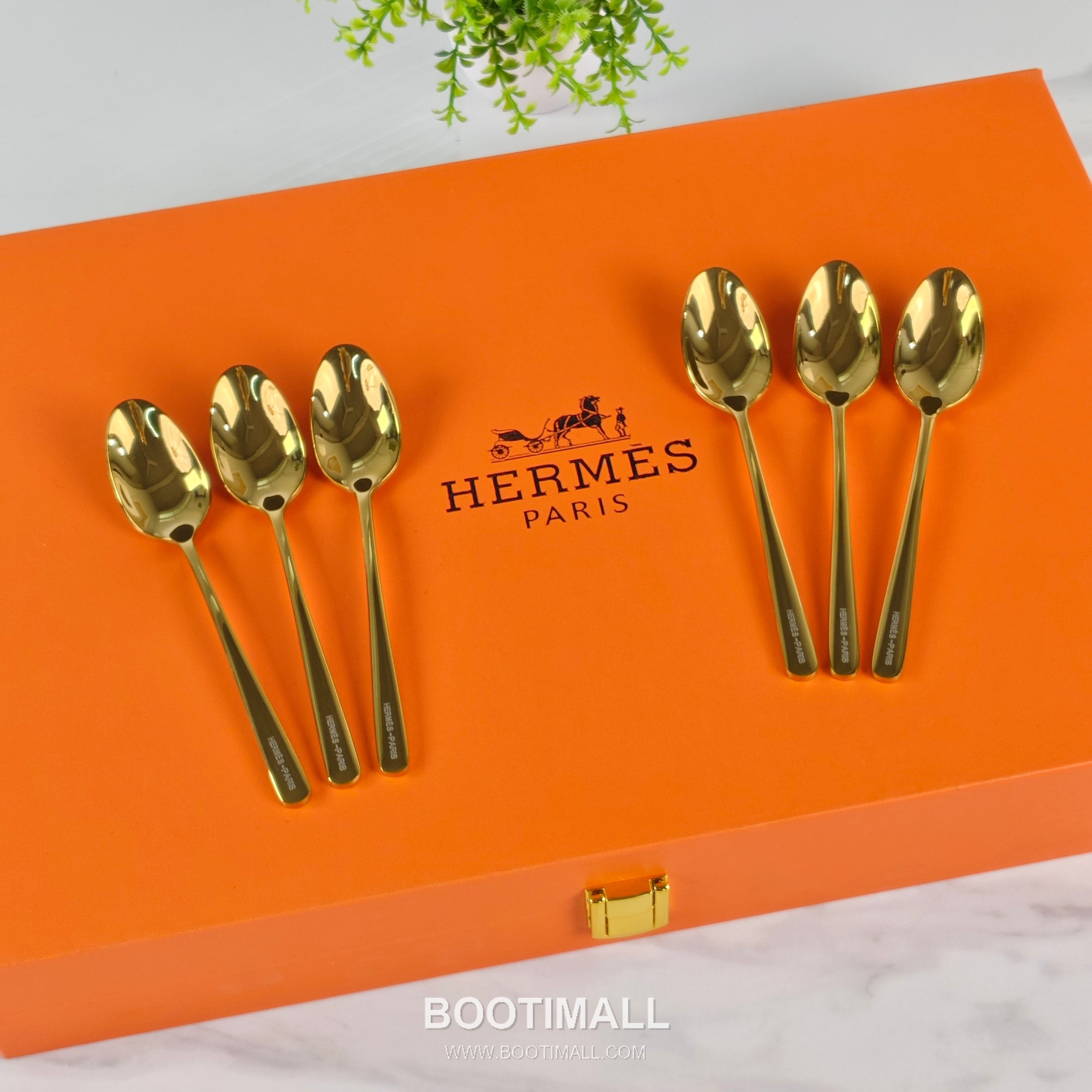 Hermes Cutlery Set Gold Accessory 에르메스 커틀러리 세트 골드 액세서리 24 pieces 7