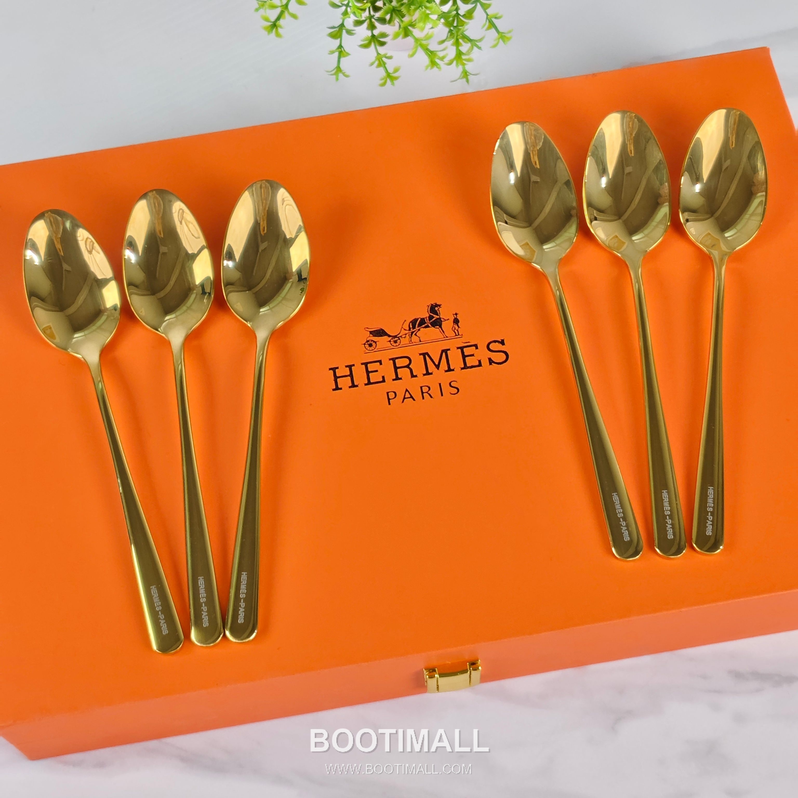 Hermes Cutlery Set Gold Accessory 에르메스 커틀러리 세트 골드 액세서리 24 pieces 8