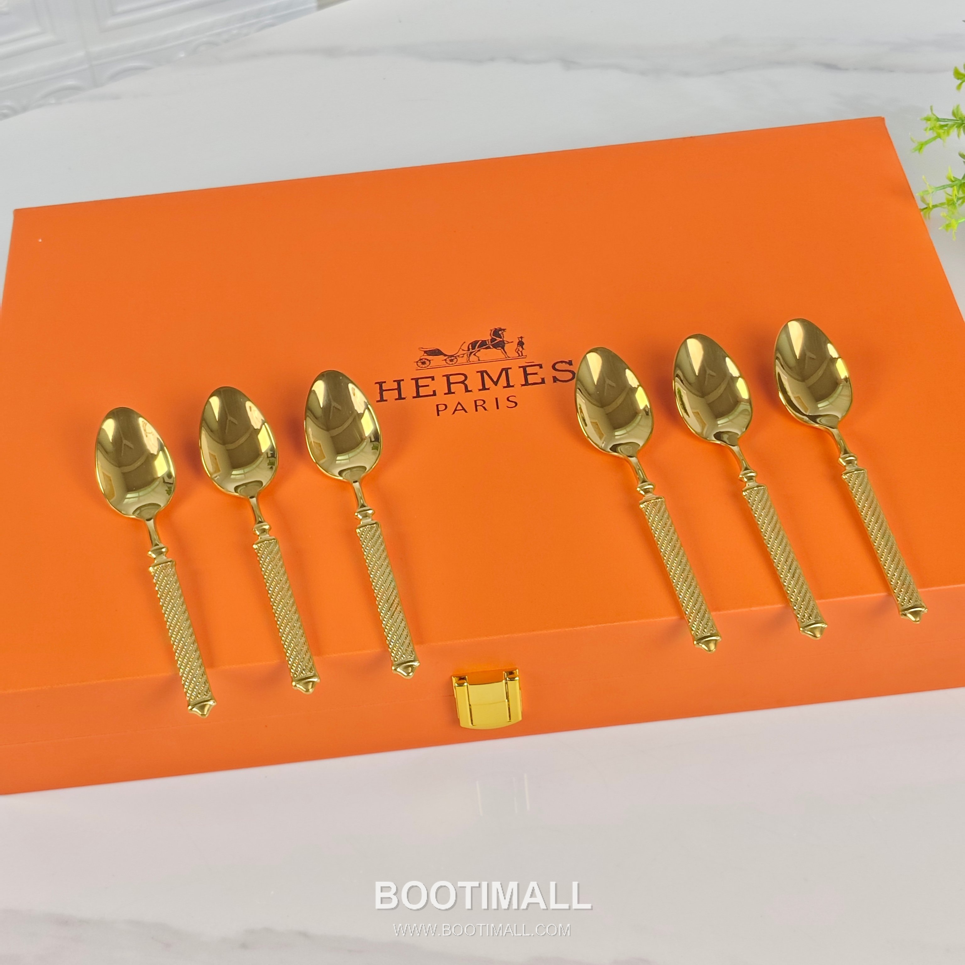 Hermes Cutlery Set Gold Acc 에르메스 커틀러리 세트 골드 액세서리 3