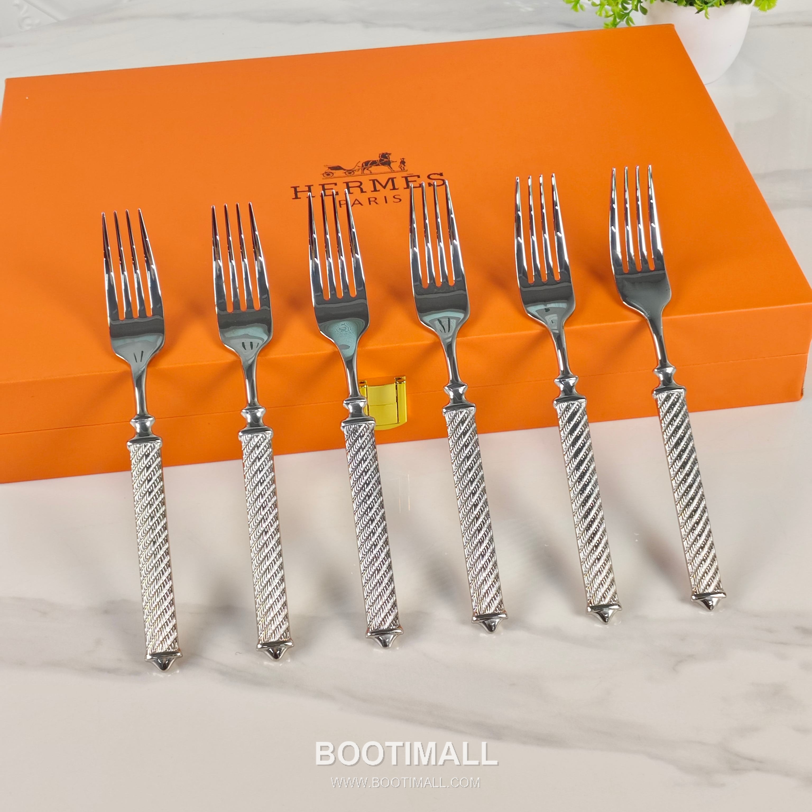 Hermes Cutlery Set Gold Acc 에르메스 커틀러리 세트 골드 액세서리 8