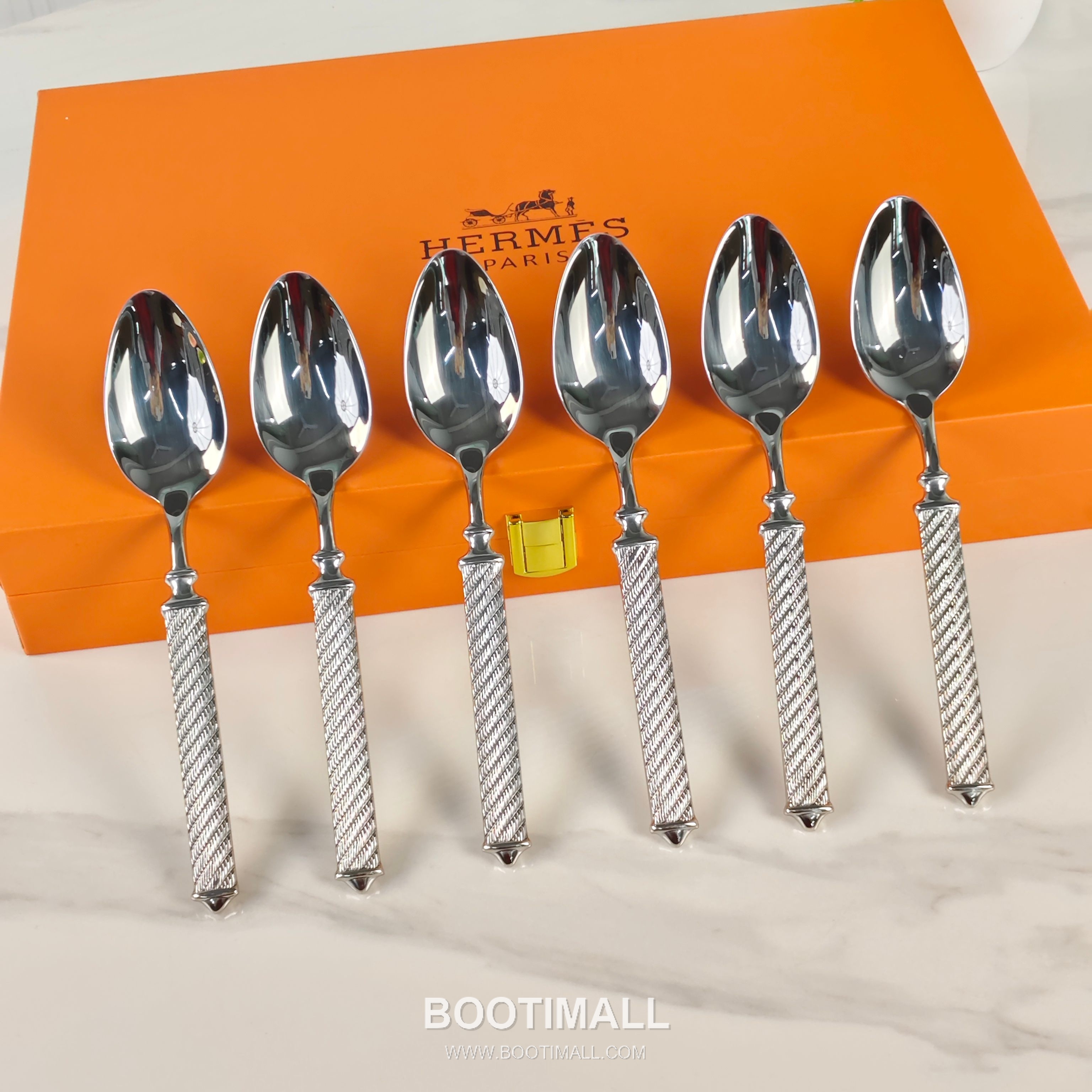 Hermes Cutlery Set Gold Acc 에르메스 커틀러리 세트 골드 액세서리 9