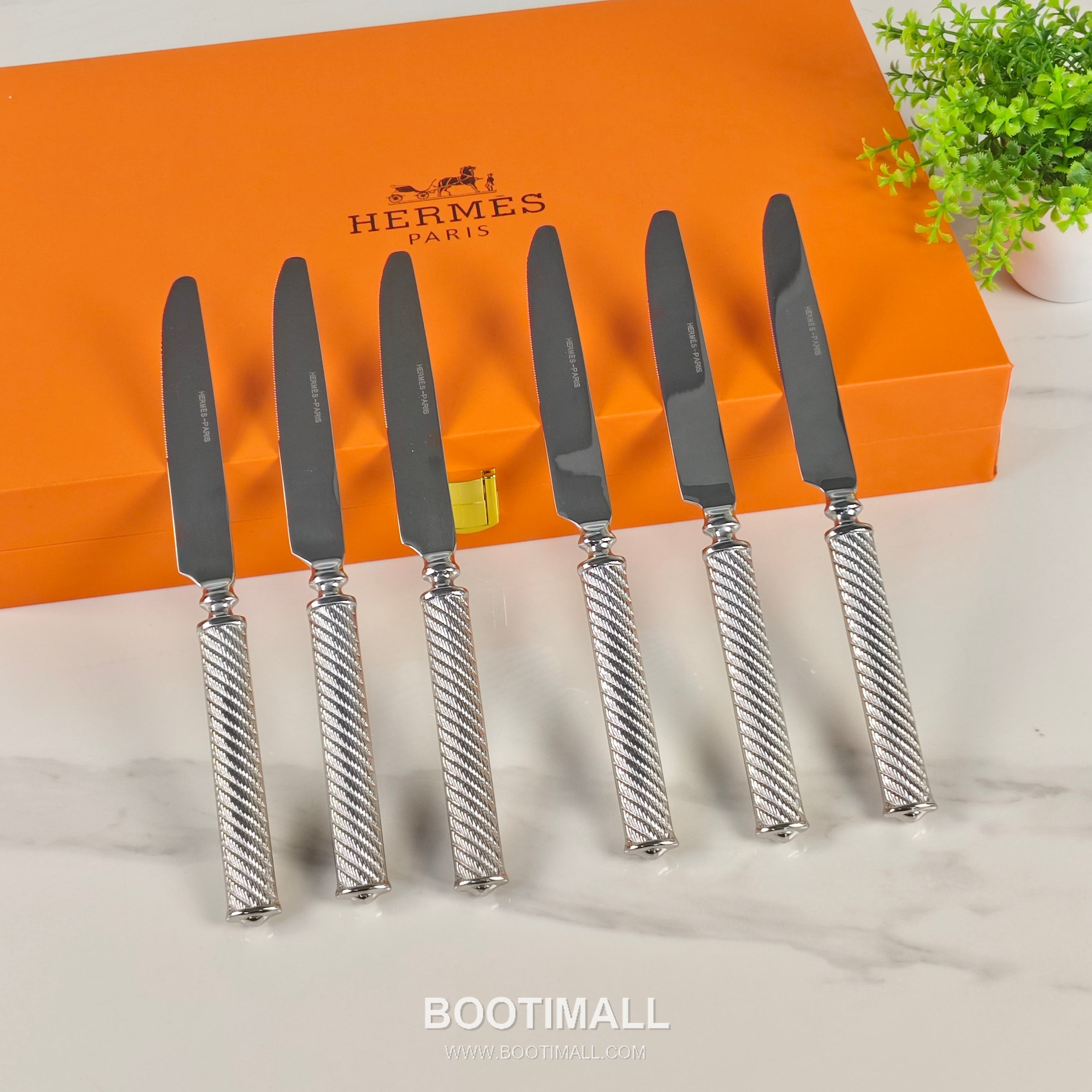 Hermes Cutlery Set Gold Acc 에르메스 커틀러리 세트 골드 액세서리 10