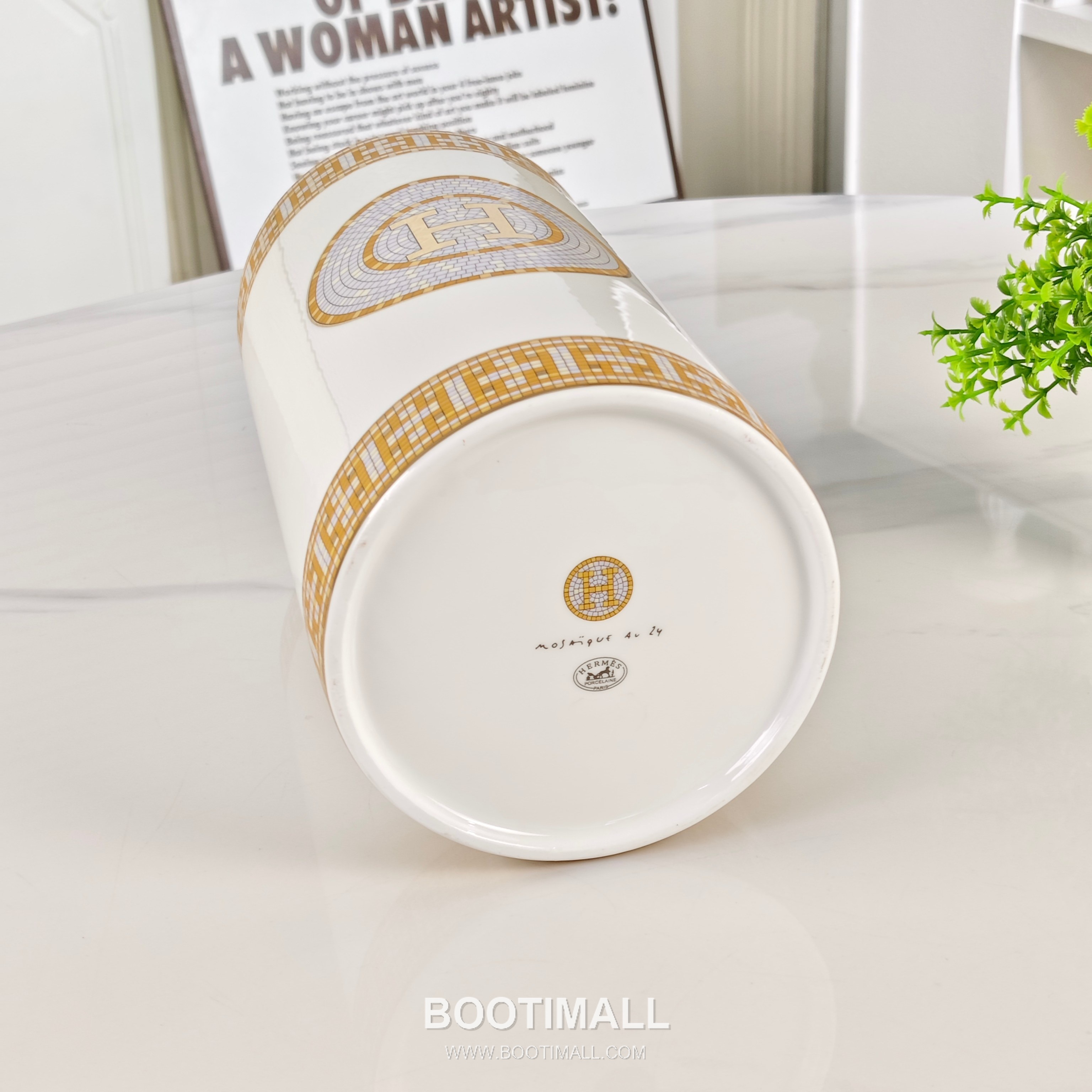 Hermes Vase Gold Decor 에르메스 화병 골드 장식품 6