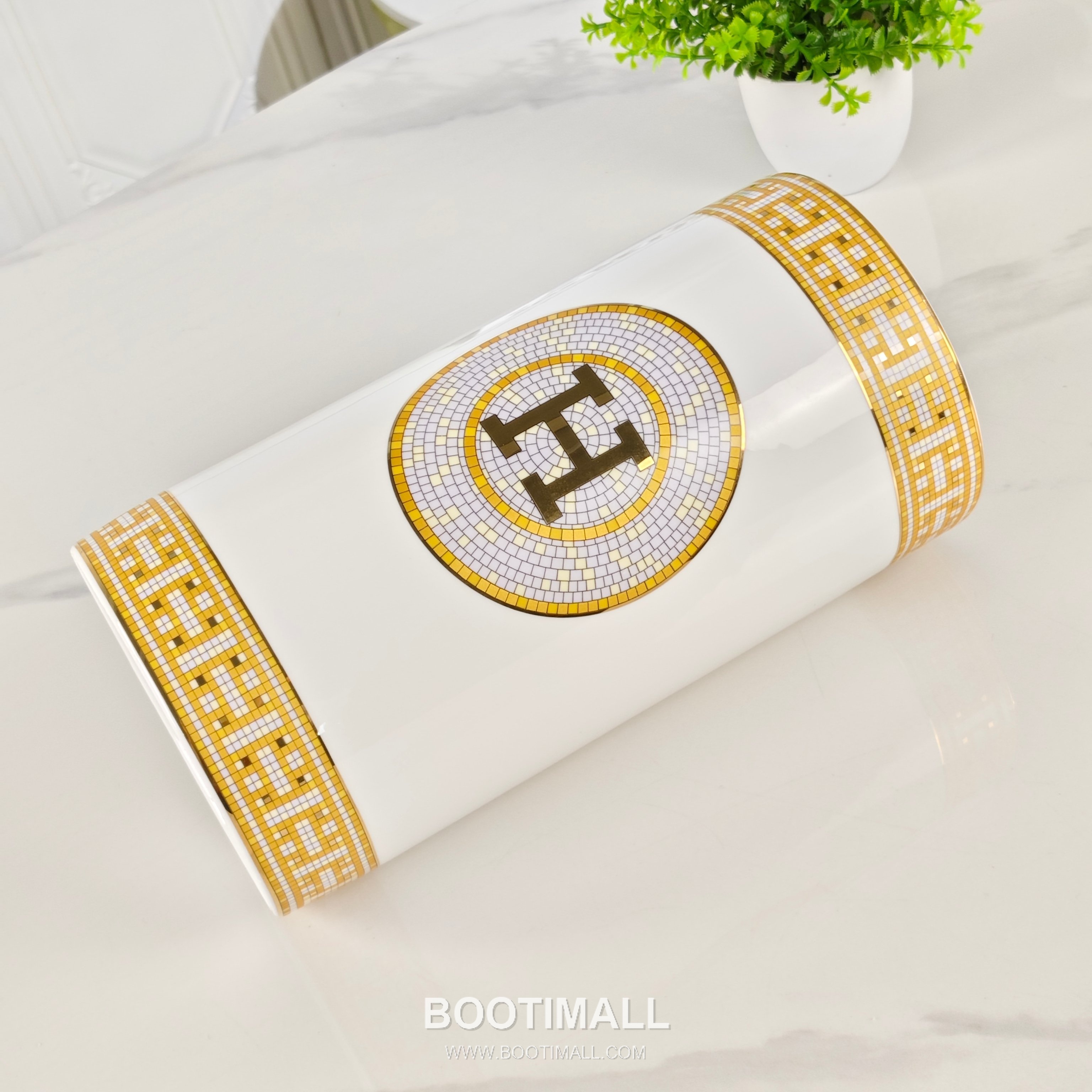 Hermes Vase Gold Decor 에르메스 화병 골드 장식품 7