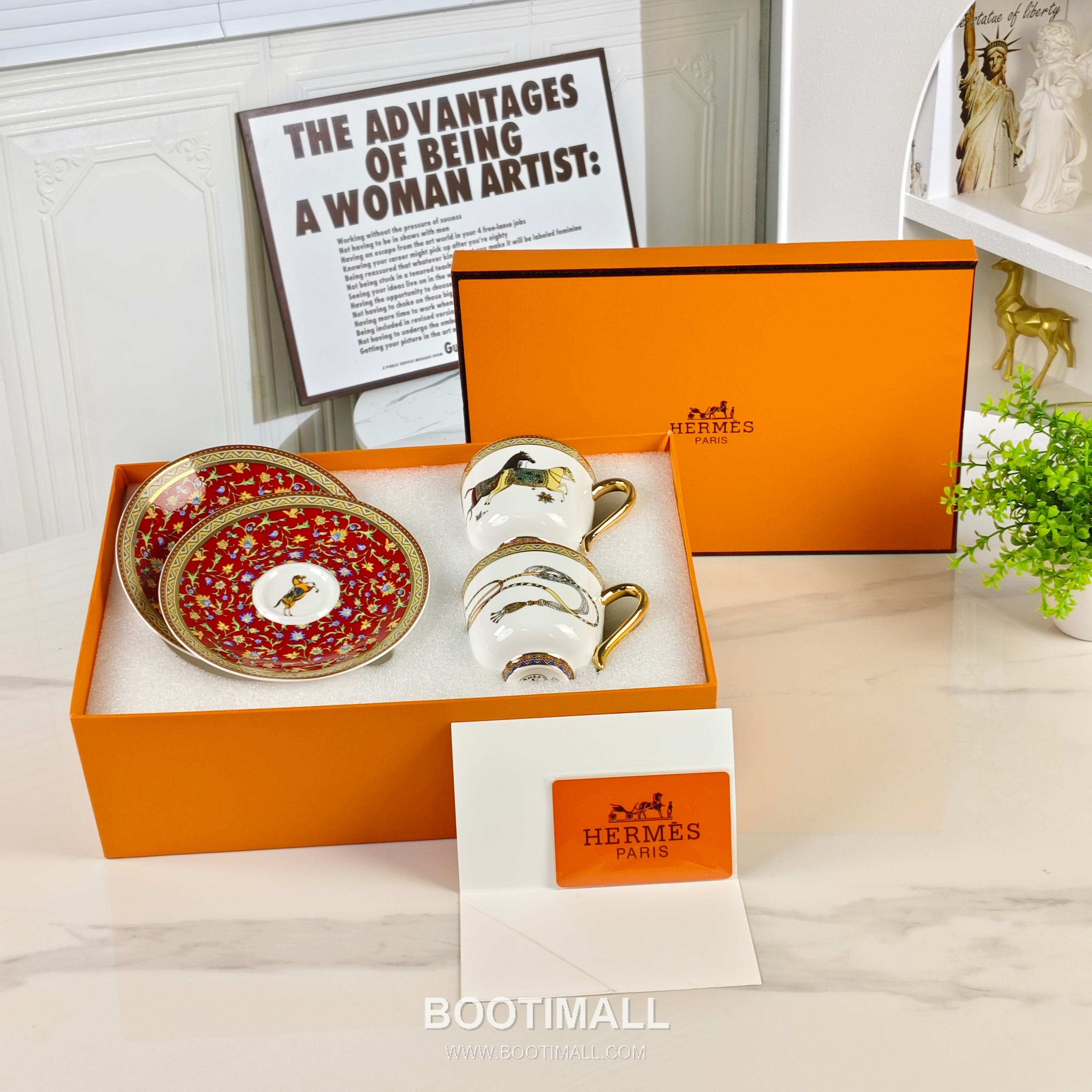 Hermes Cuahua Horse Tableware Set 에르메스 취화마 도자기 세트 1