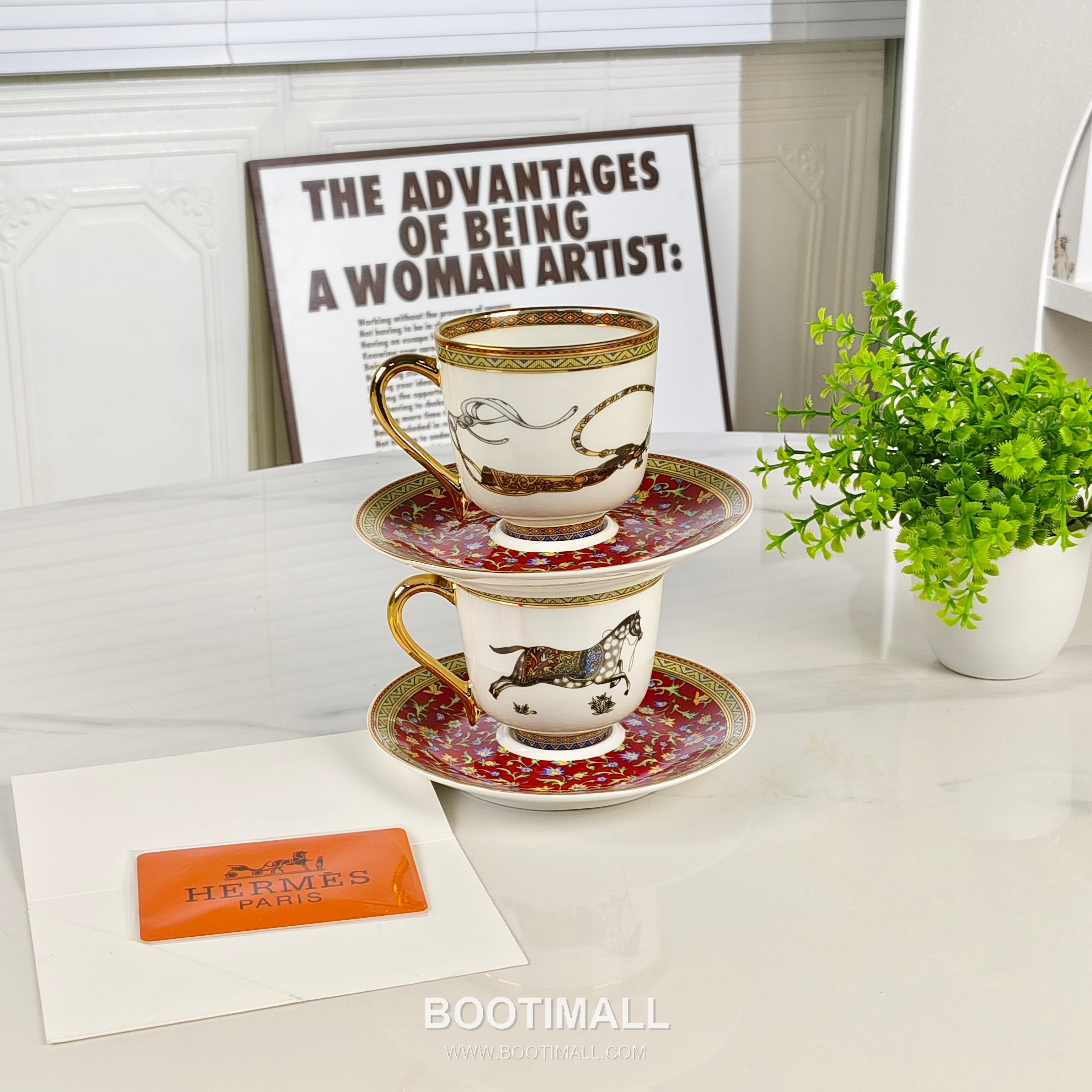 Hermes Cuahua Horse Tableware Set 에르메스 취화마 도자기 세트 5