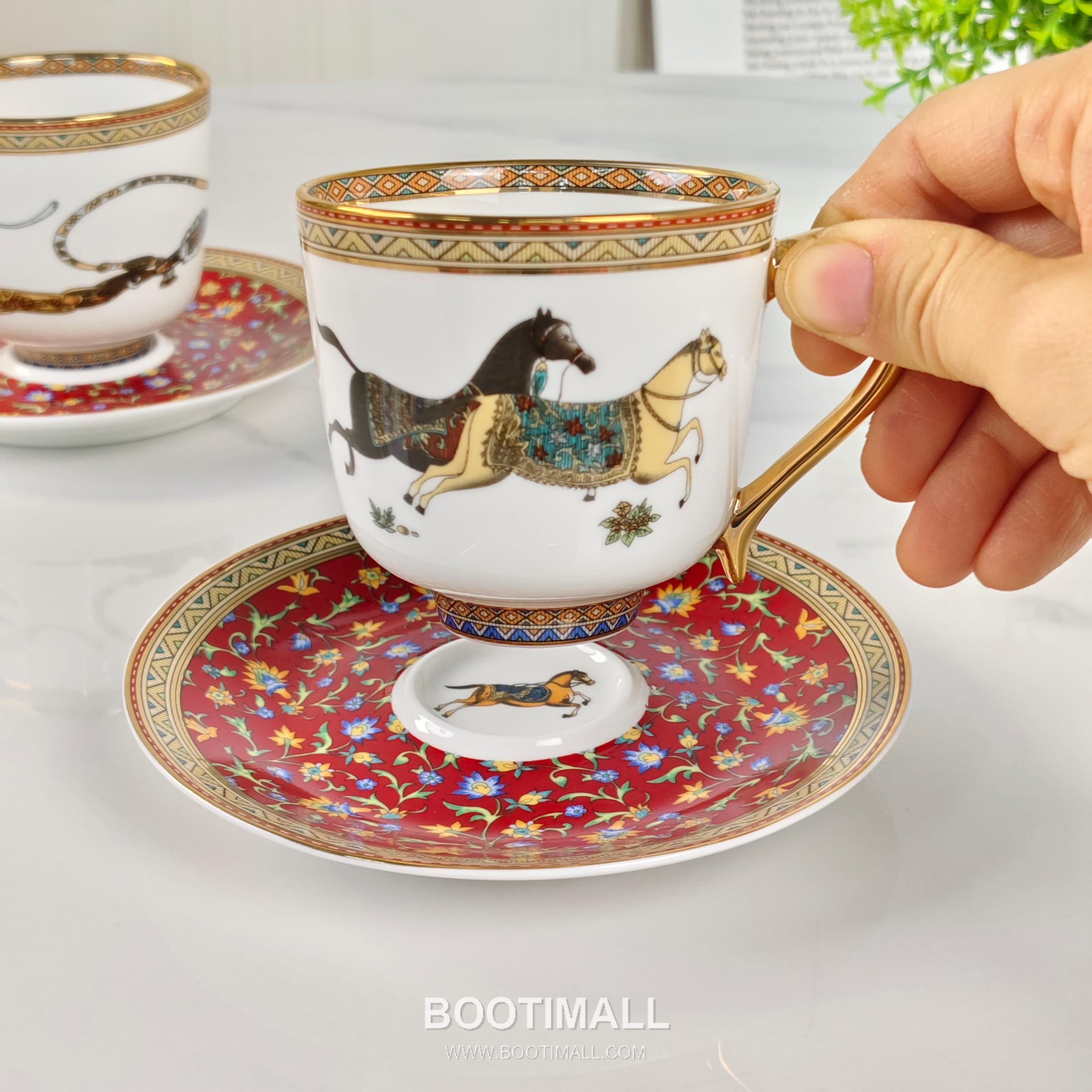 Hermes Cuahua Horse Tableware Set 에르메스 취화마 도자기 세트 10