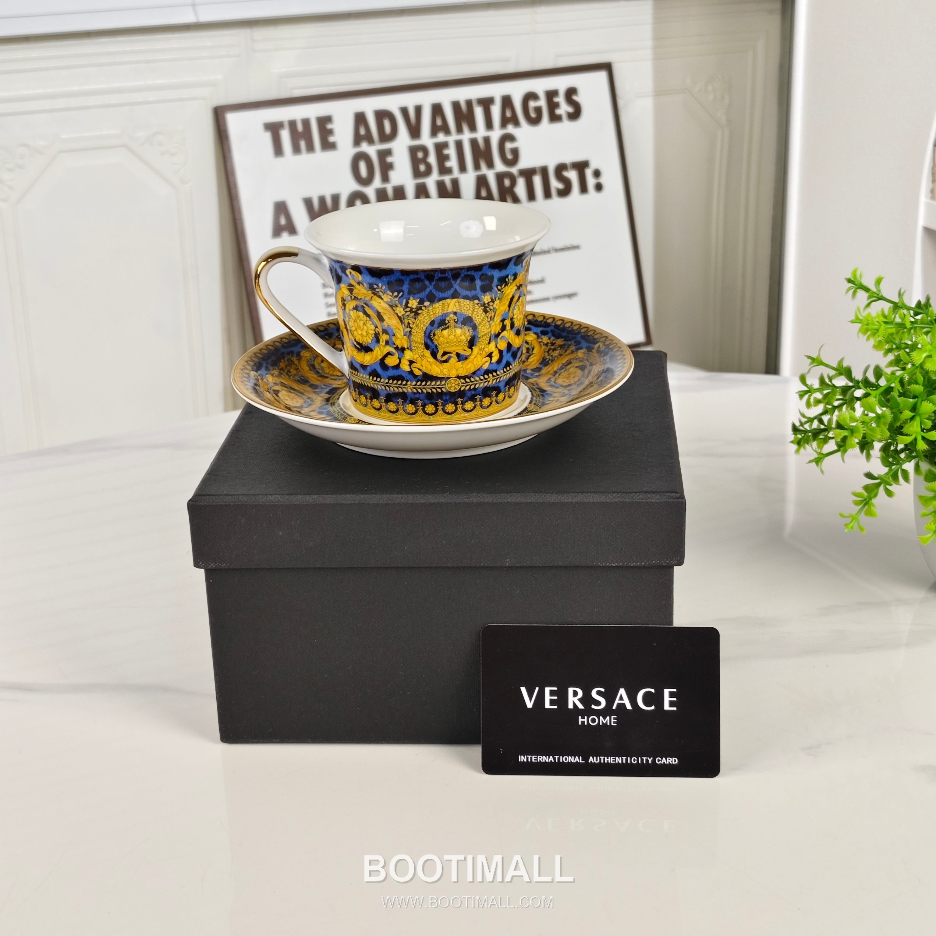 Versace Single Cup Saucer Accessory 베르사체 단컵 찻잔 소서 세트 악세서리 3