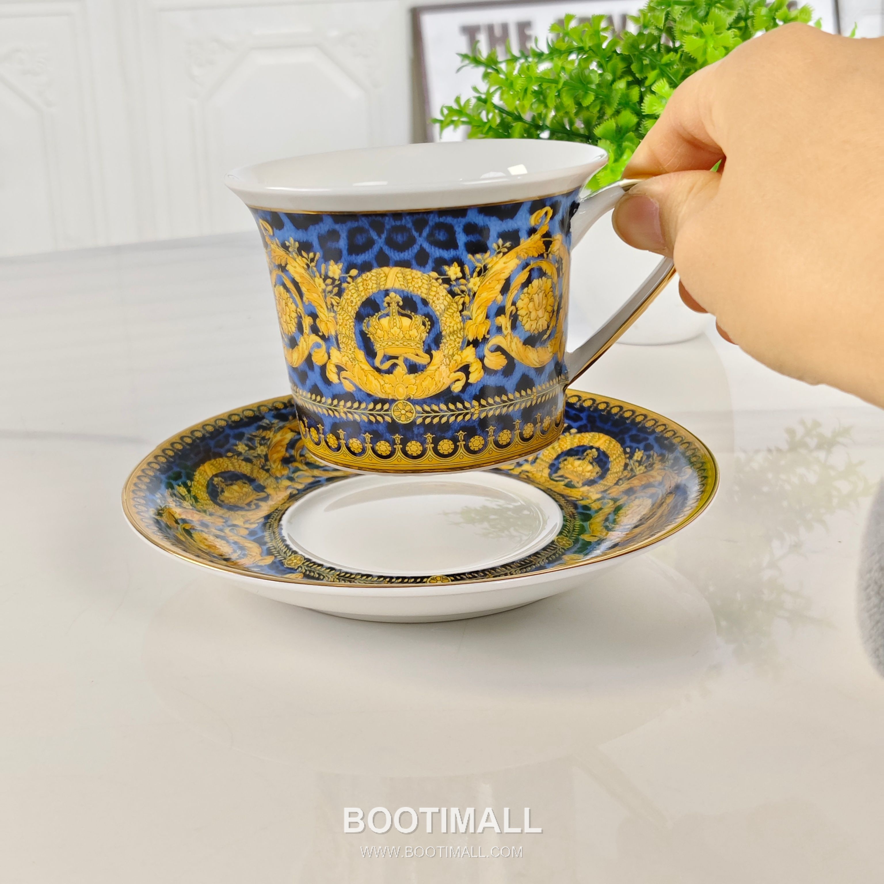 Versace Single Cup Saucer Accessory 베르사체 단컵 찻잔 소서 세트 악세서리 6