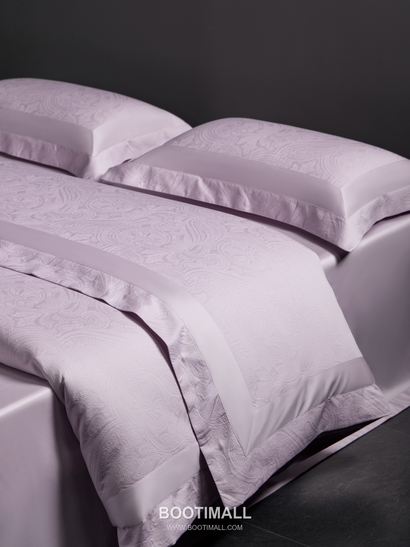 Santorini Jacquard Bedding Cotton Beige 산토리니 자카드 침구 코튼 베이지 Standard, Large 3