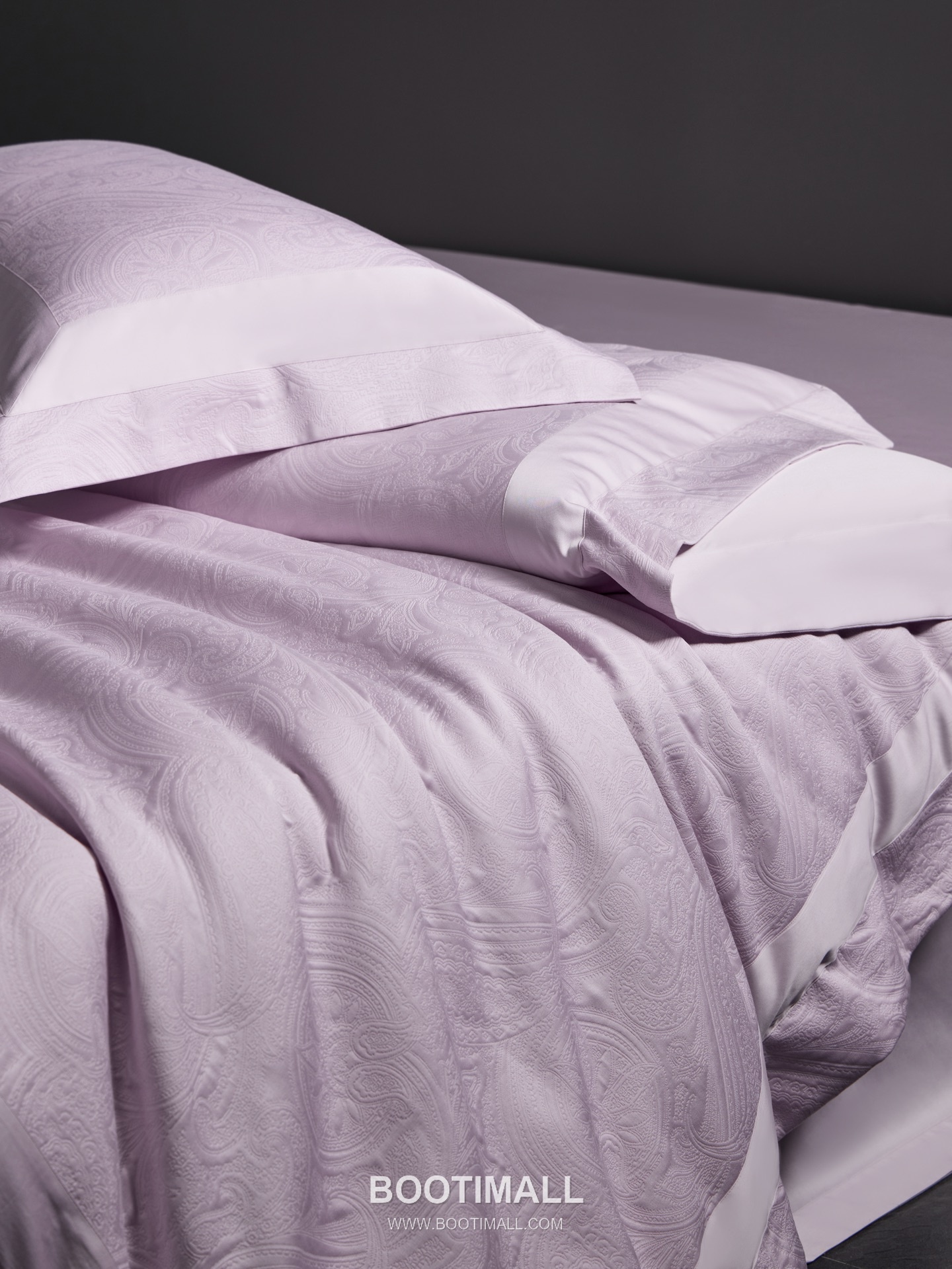 Santorini Jacquard Bedding Cotton Beige 산토리니 자카드 침구 코튼 베이지 Standard, Large 7