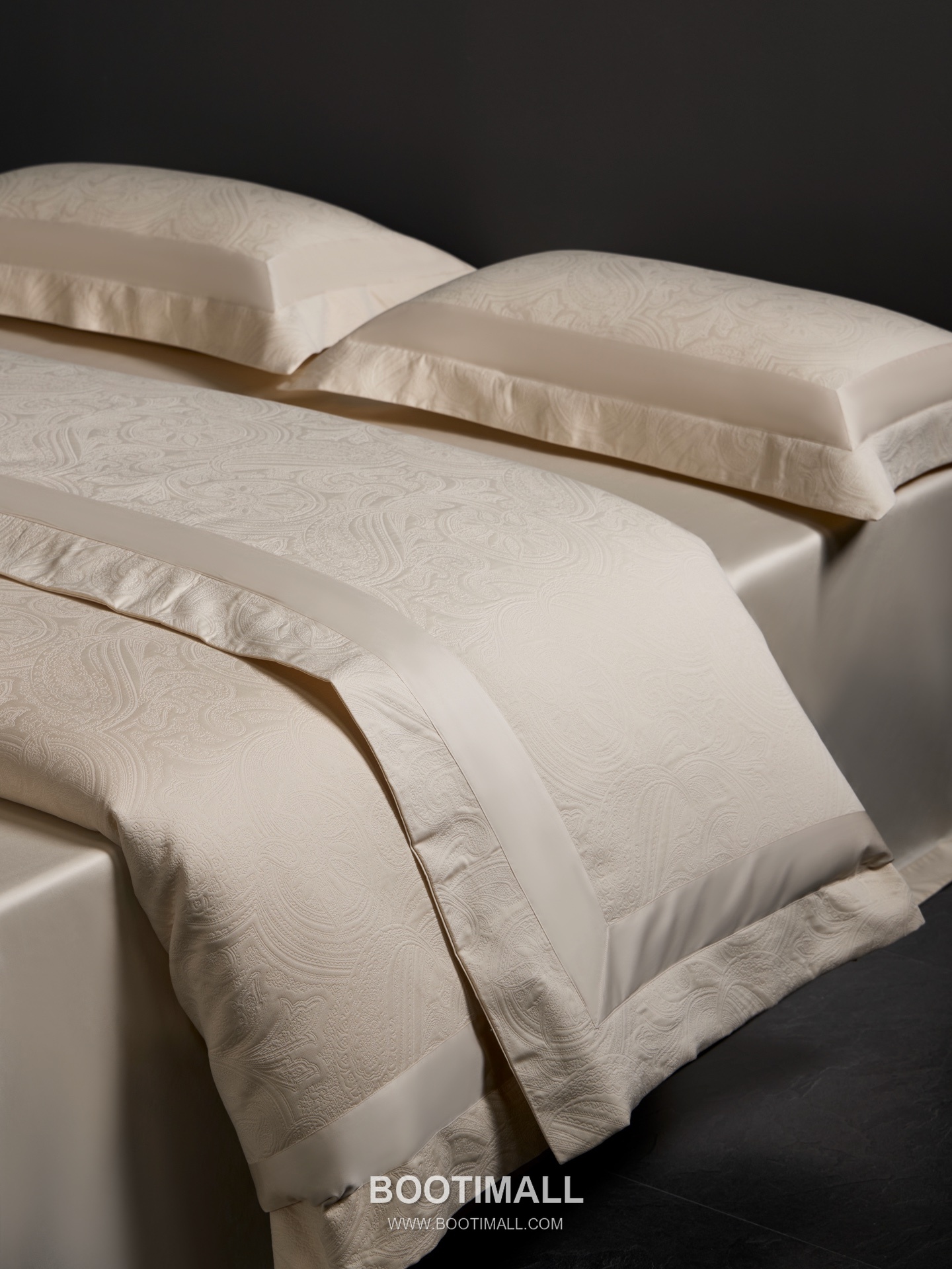 Santorini Jacquard Bedding Cotton Beige 산토리니 자카드 침구 코튼 베이지 3