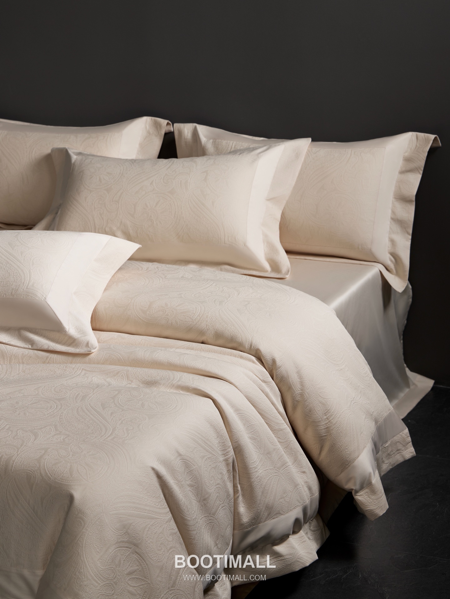 Santorini Jacquard Bedding Cotton Beige 산토리니 자카드 침구 코튼 베이지 6
