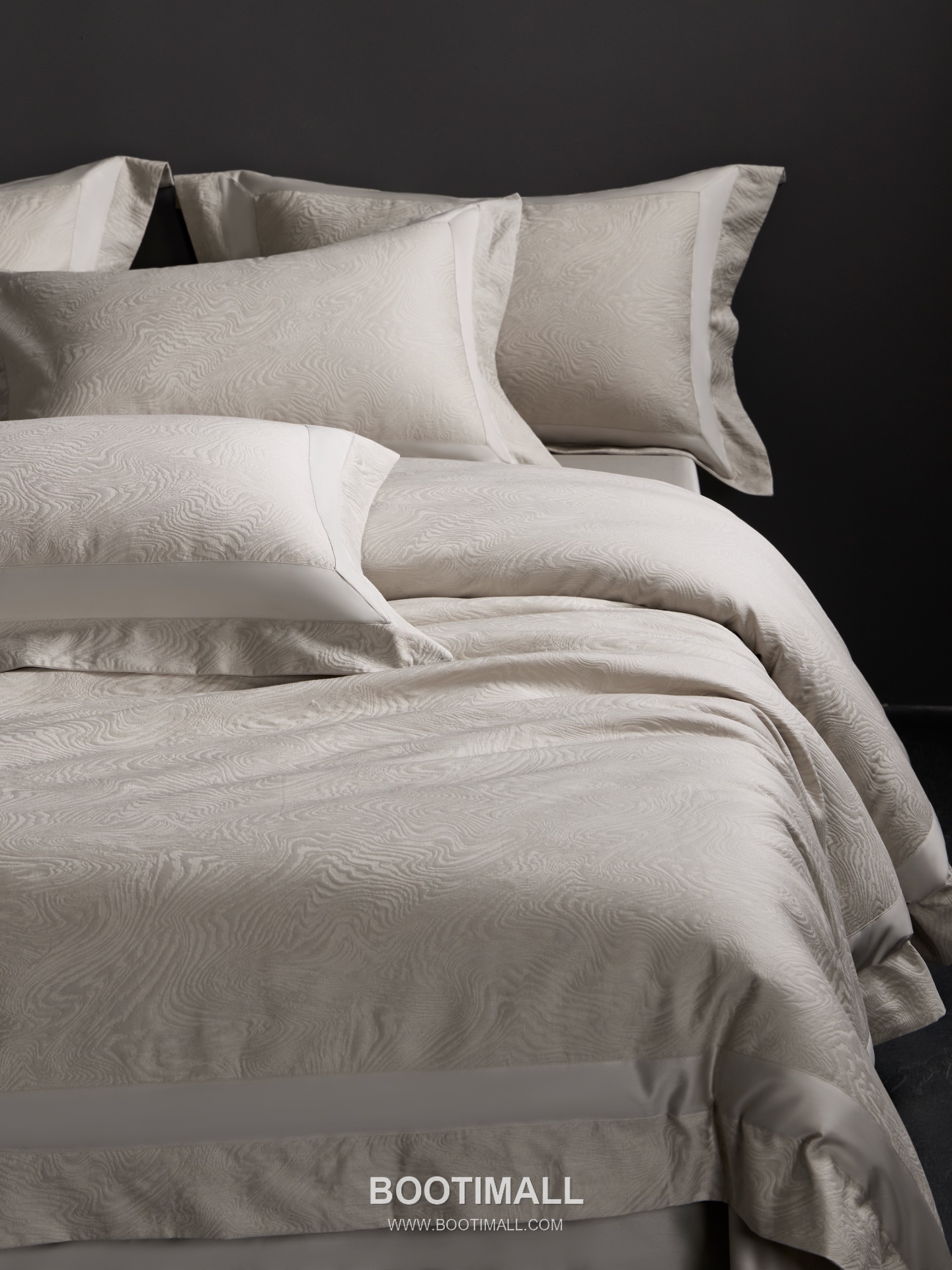 Santorini Jacquard Bedding Cotton Beige 산토리니 자카드 침구 코튼 베이지 1