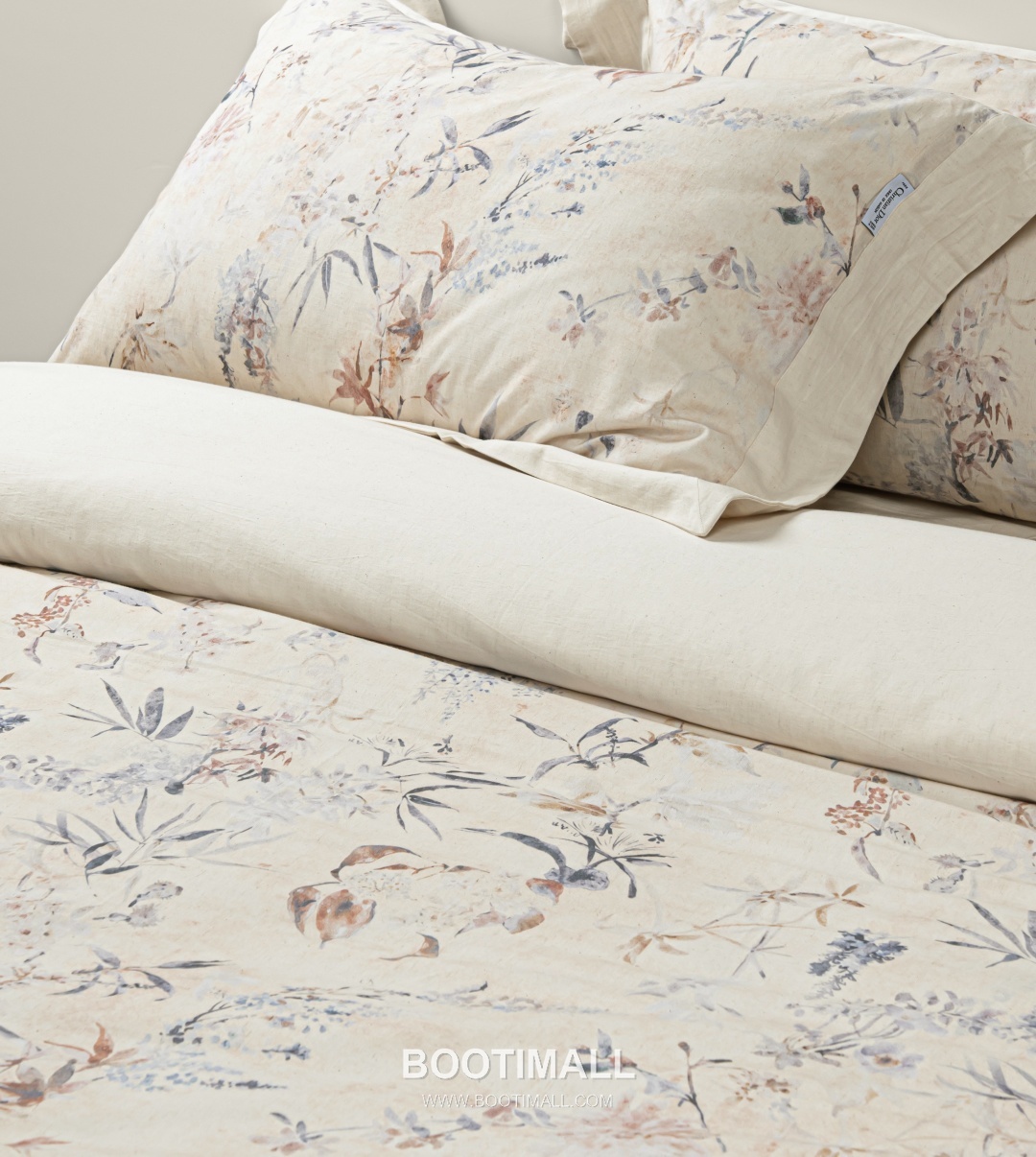 Dior Millerfiori Linen Blend Cotton 37%, Linen 15%, Lyocell 48% Ink Wash Bedding Set 디올 밀러피오리 린넨 블렌드 코튼 37%, 린넨 15%, 라이오셀 48% 먹색 침구 세트 Queen, King 5