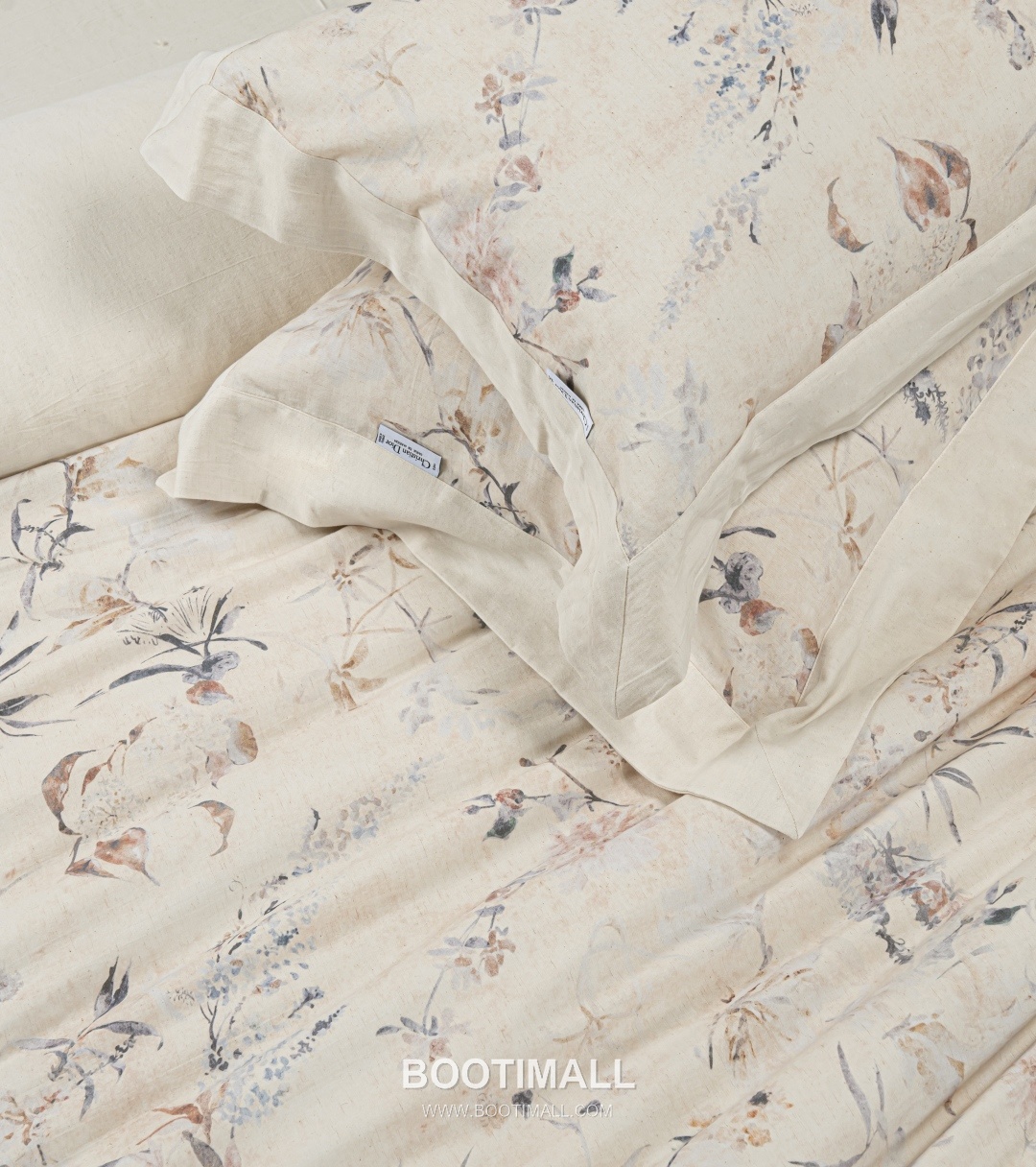Dior Millerfiori Linen Blend Cotton 37%, Linen 15%, Lyocell 48% Ink Wash Bedding Set 디올 밀러피오리 린넨 블렌드 코튼 37%, 린넨 15%, 라이오셀 48% 먹색 침구 세트 Queen, King 7