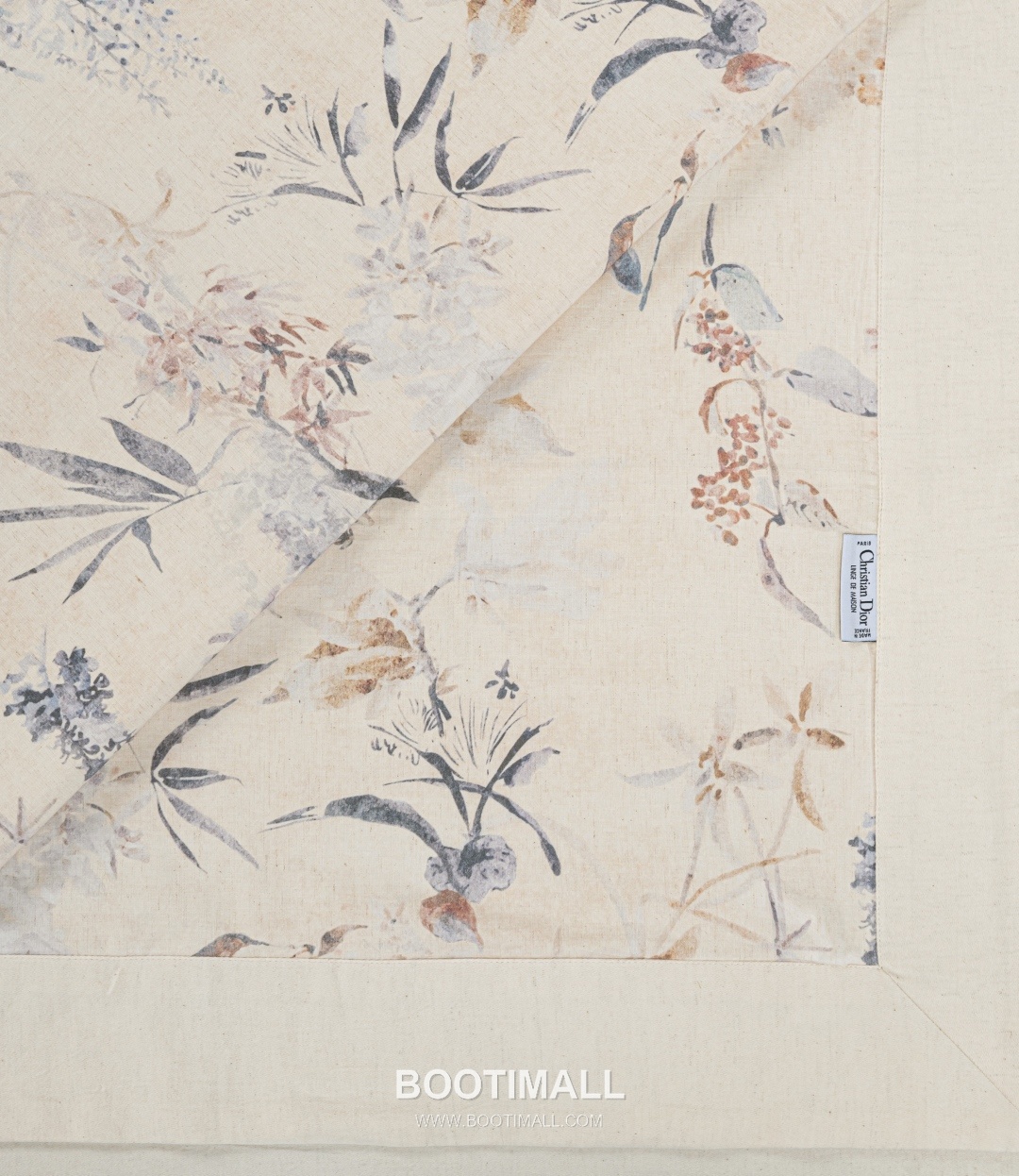 Dior Millerfiori Linen Blend Cotton 37%, Linen 15%, Lyocell 48% Ink Wash Bedding Set 디올 밀러피오리 린넨 블렌드 코튼 37%, 린넨 15%, 라이오셀 48% 먹색 침구 세트 Queen, King 10