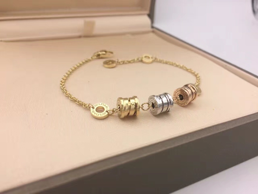 Bulgari B.zero1 불가리 스프링 팔찌 18K 골드 3