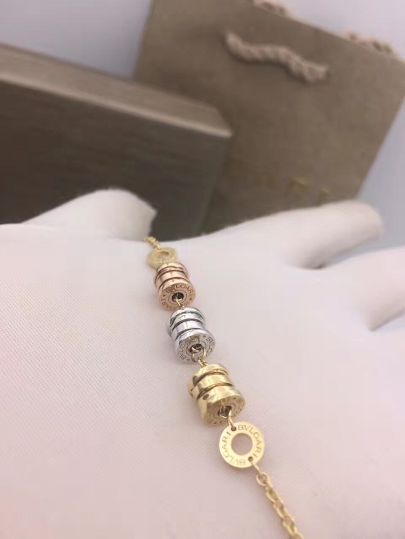 Bulgari B.zero1 불가리 스프링 팔찌 18K 골드 4