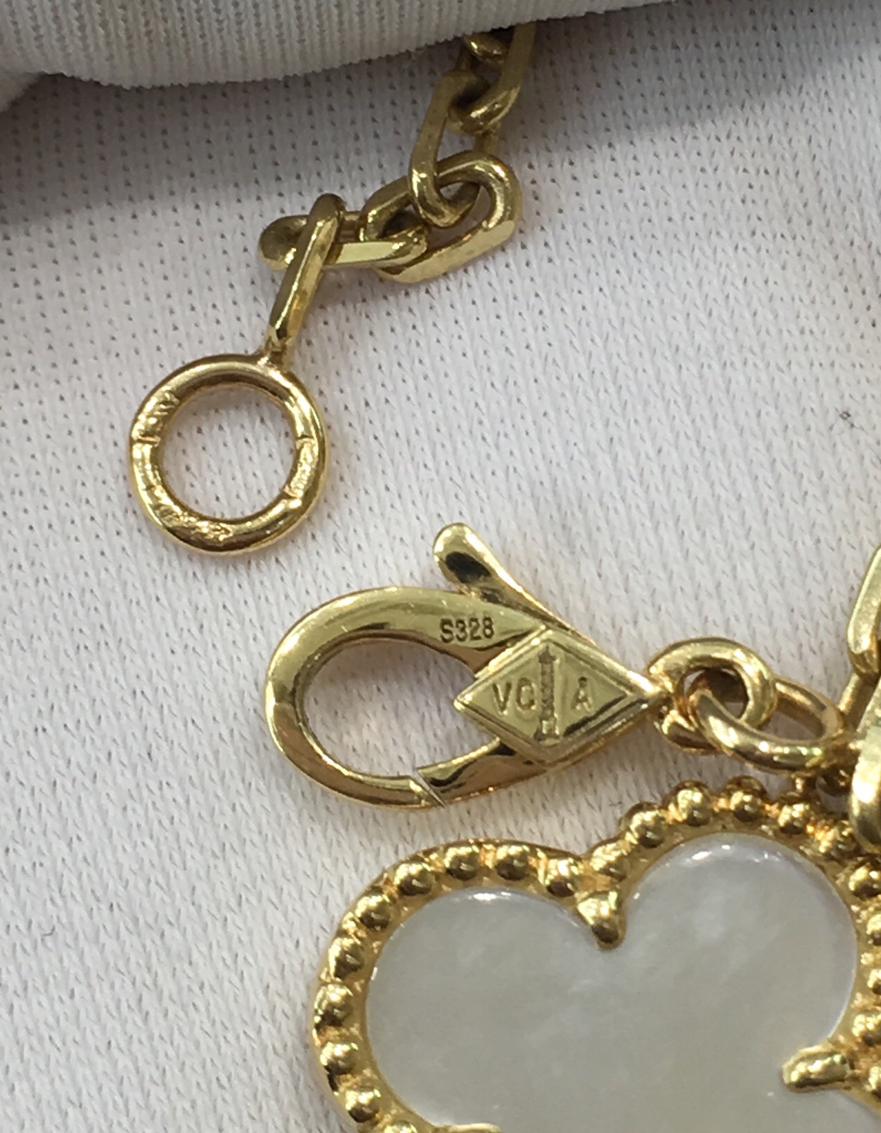 Van Cleef & Arpels Alhambra 반클리프 아펠 알함브라 5모티프 팔찌 18K 골드 8