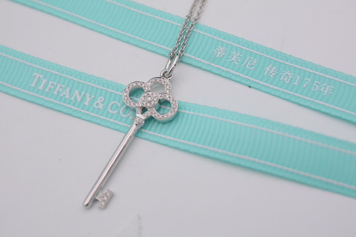 Tiffany Keys 티파니 키 다이아몬드 목걸이 18K 골드 1