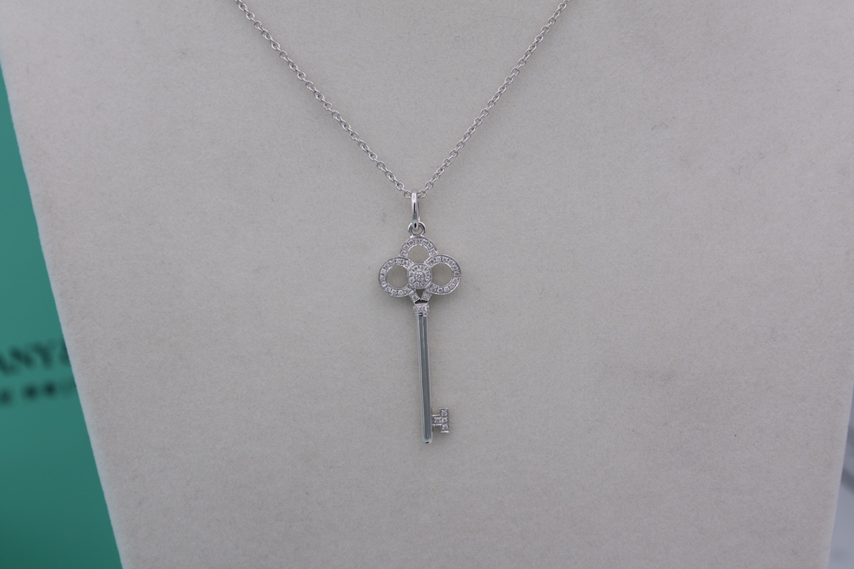 Tiffany Keys 티파니 키 다이아몬드 목걸이 18K 골드 2