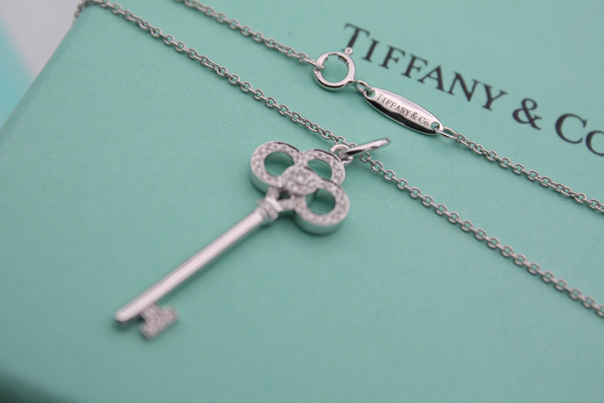 Tiffany Keys 티파니 키 다이아몬드 목걸이 18K 골드 4