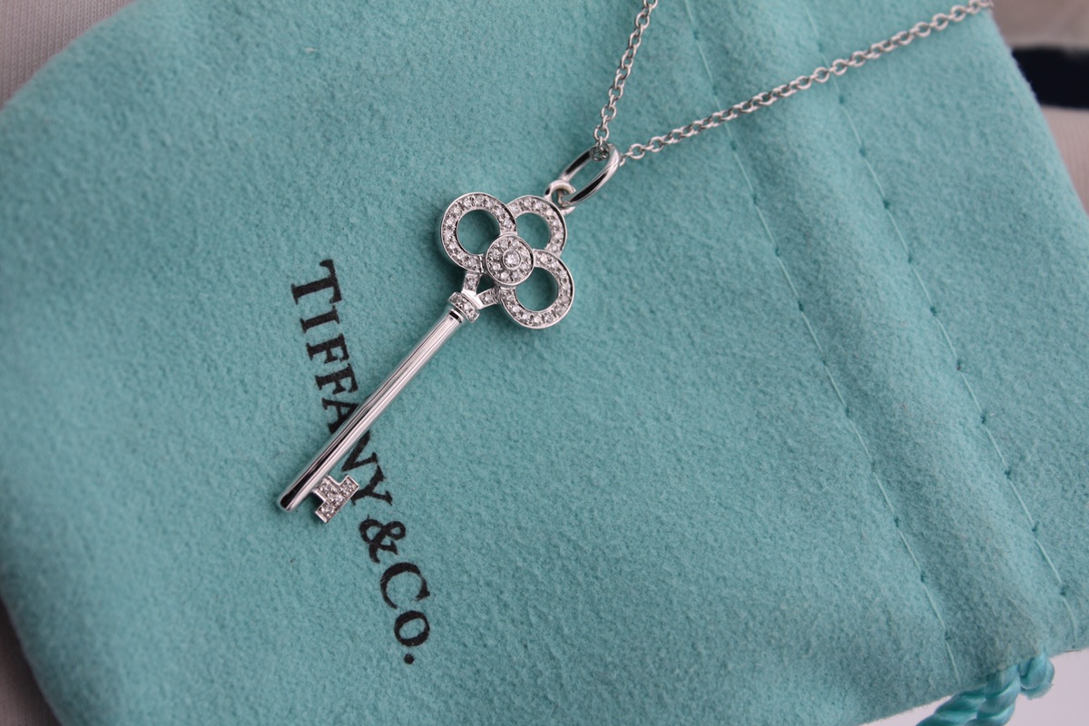 Tiffany Keys 티파니 키 다이아몬드 목걸이 18K 골드 5