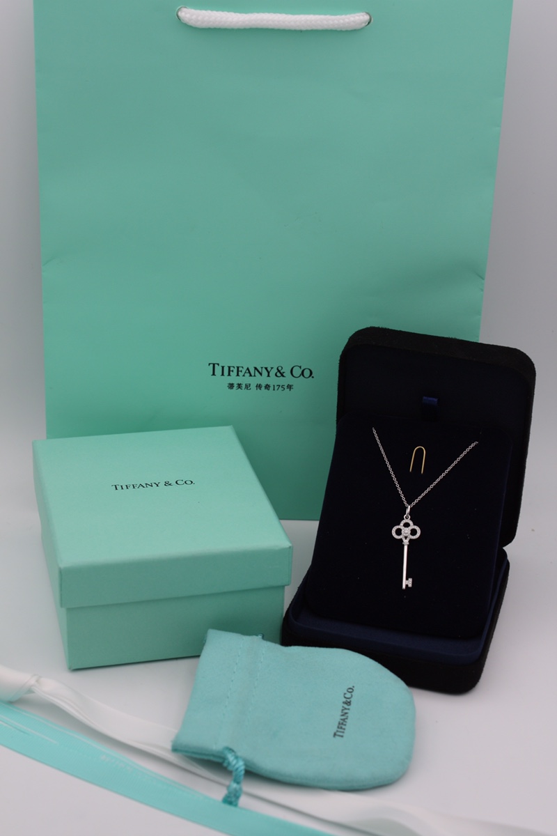 Tiffany Keys 티파니 키 다이아몬드 목걸이 18K 골드 6