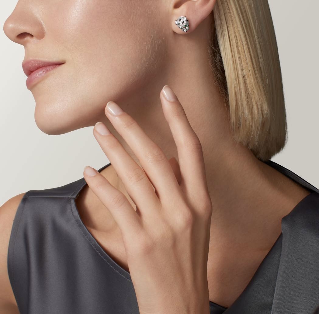 Cartier Panthère 까르띠애 팬더 풀 다이아몬드 귀걸이 18K 골드 8