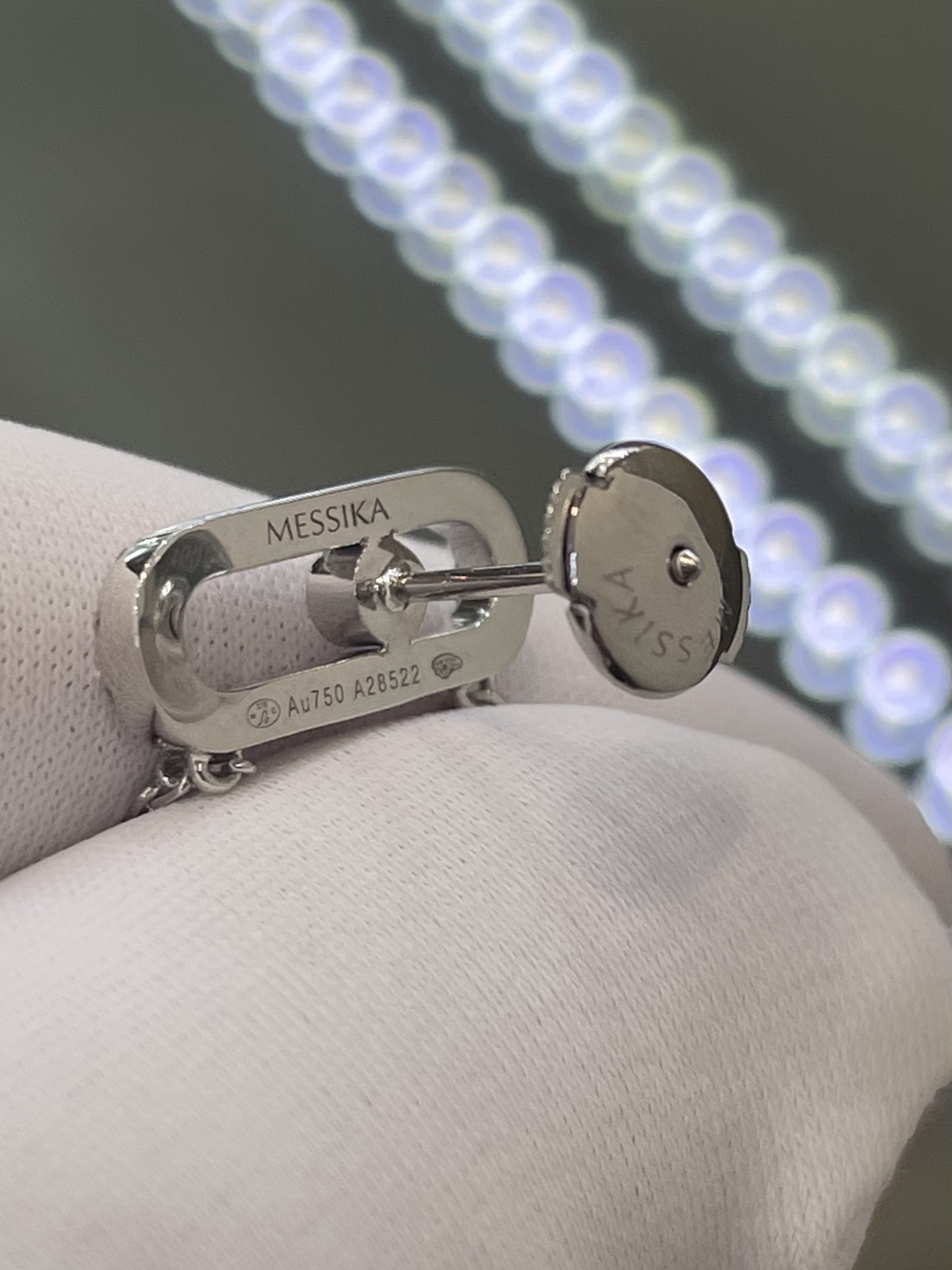 Cartier Panthère 까르띠애 팬더 비대칭 다이아몬드 귀걸이 18K 골드 9